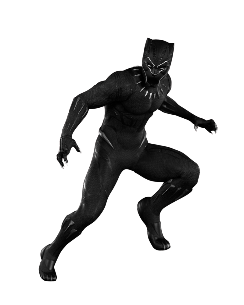 Black Panther White Background