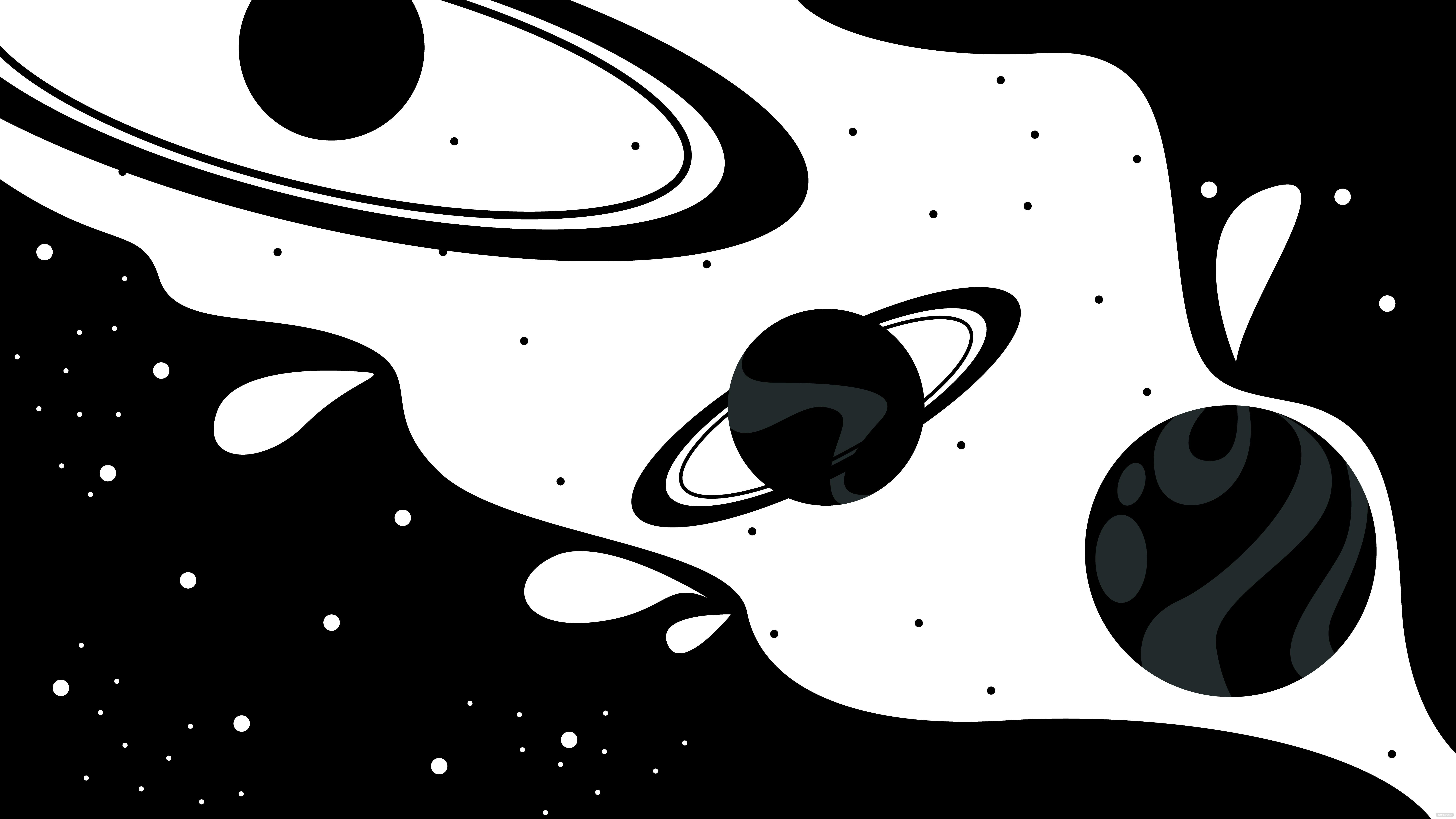 Black Space Background