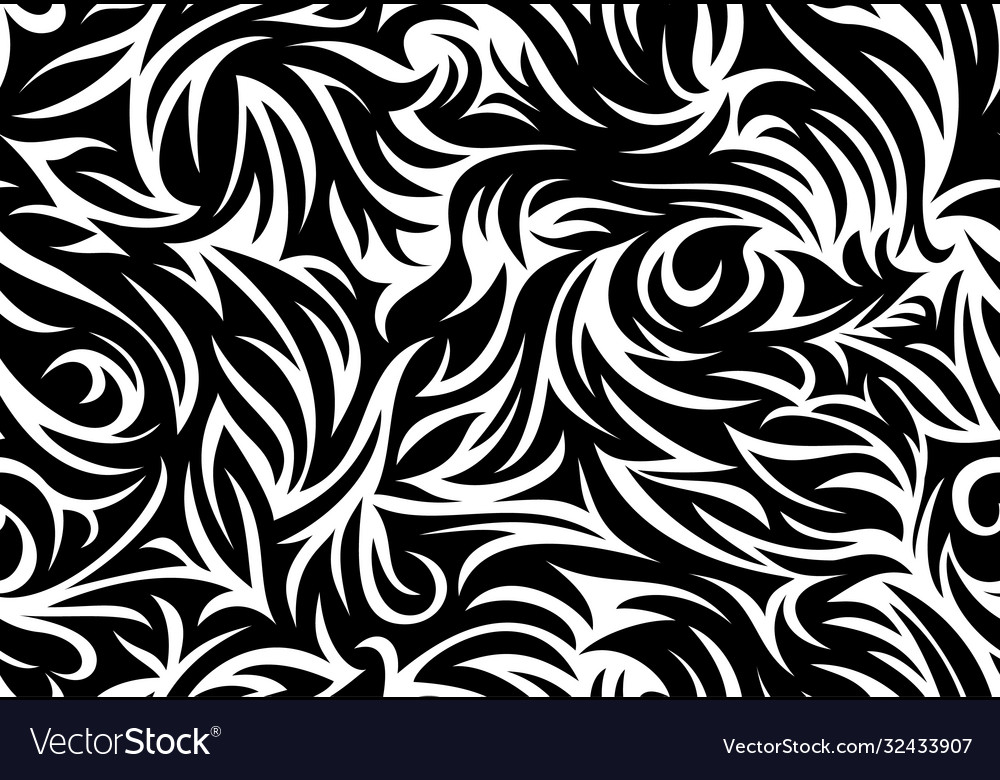 Black Tribal Background