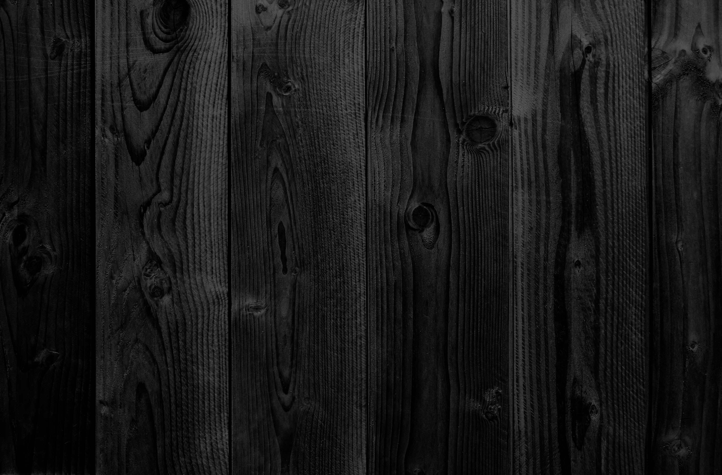 Black Wood Background