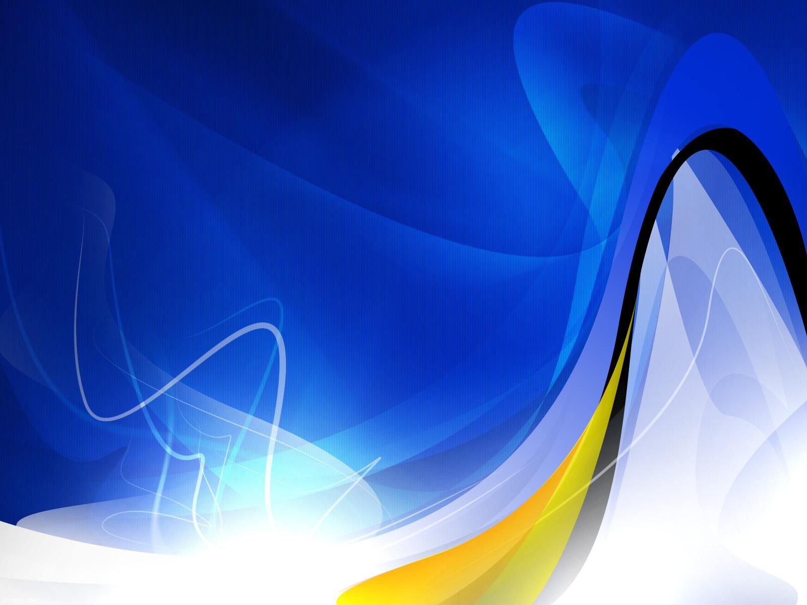 Blue And Gold Abstract Background