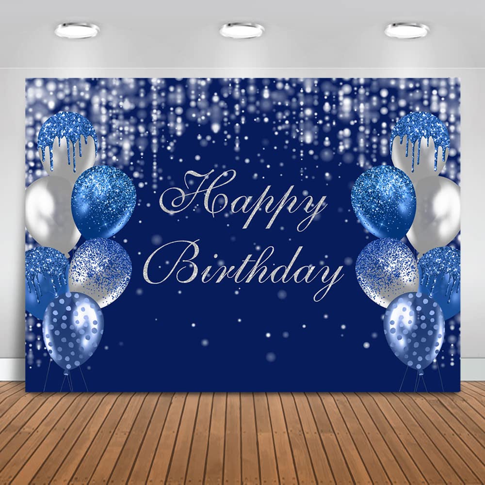 Blue Birthday Background