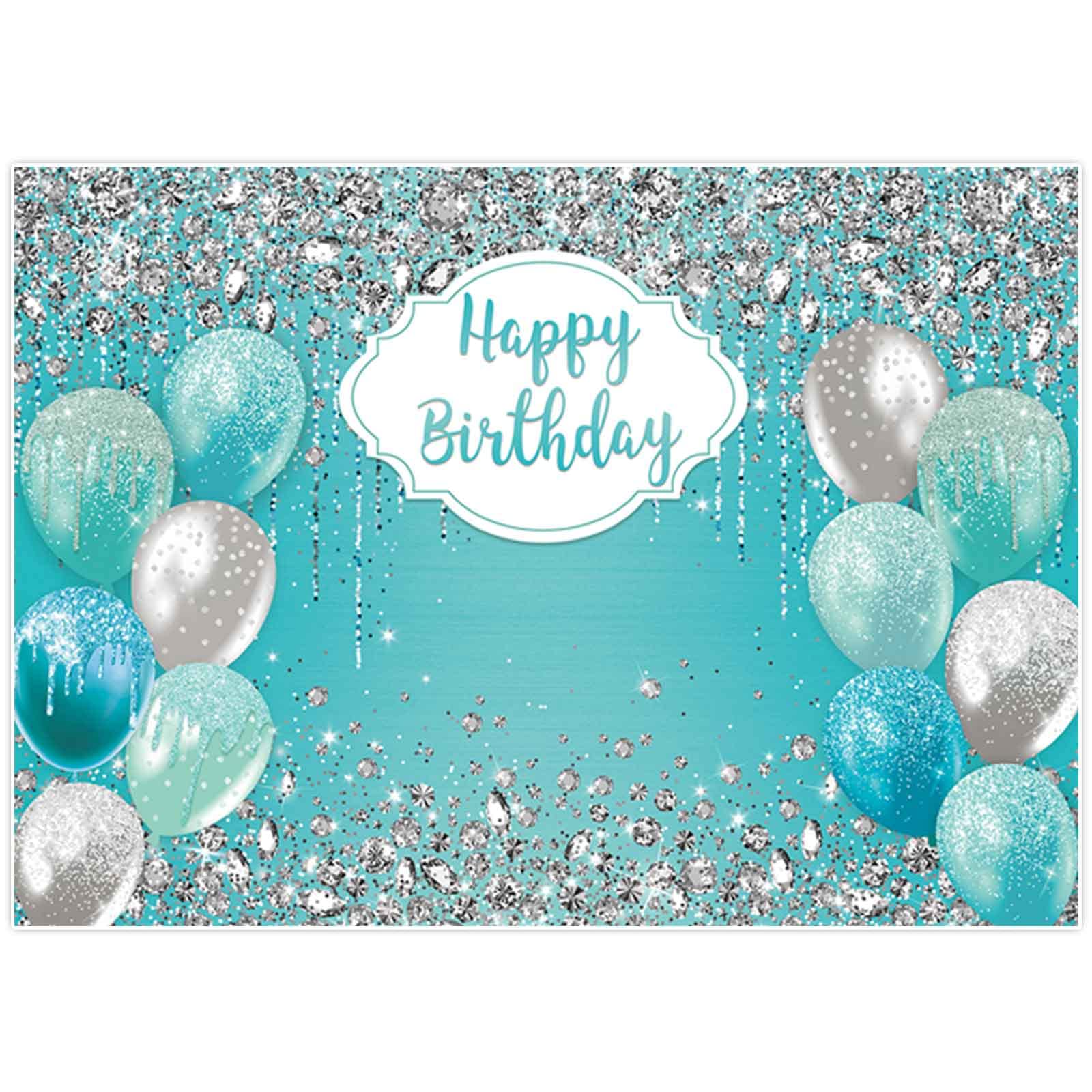 Blue Birthday Background