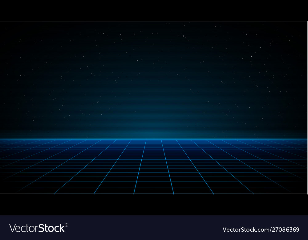 Blue Cyber Background