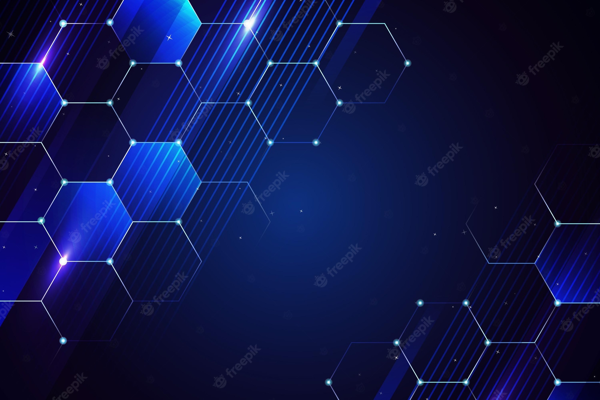 Blue Digital Background