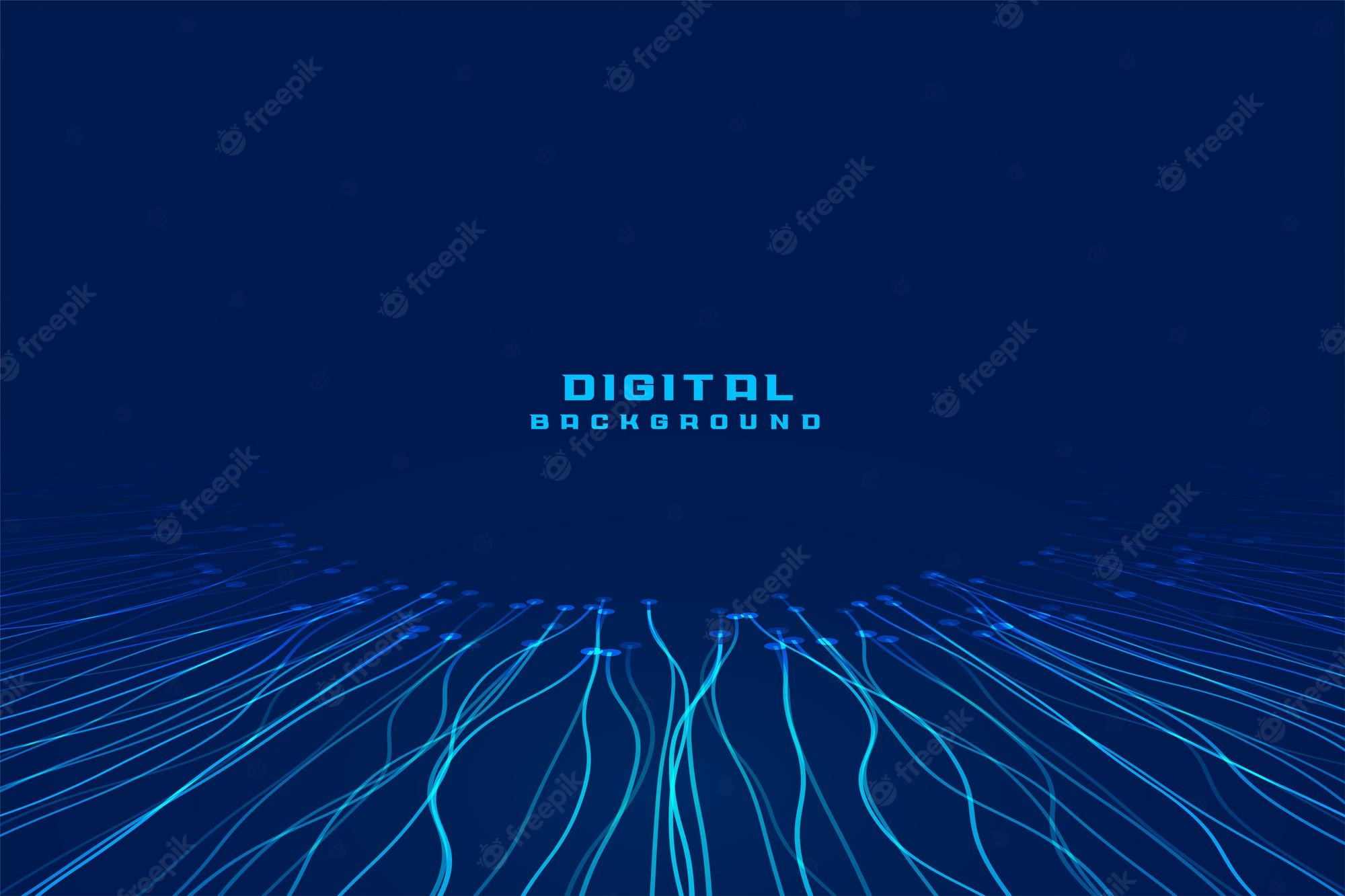 Blue Digital Background