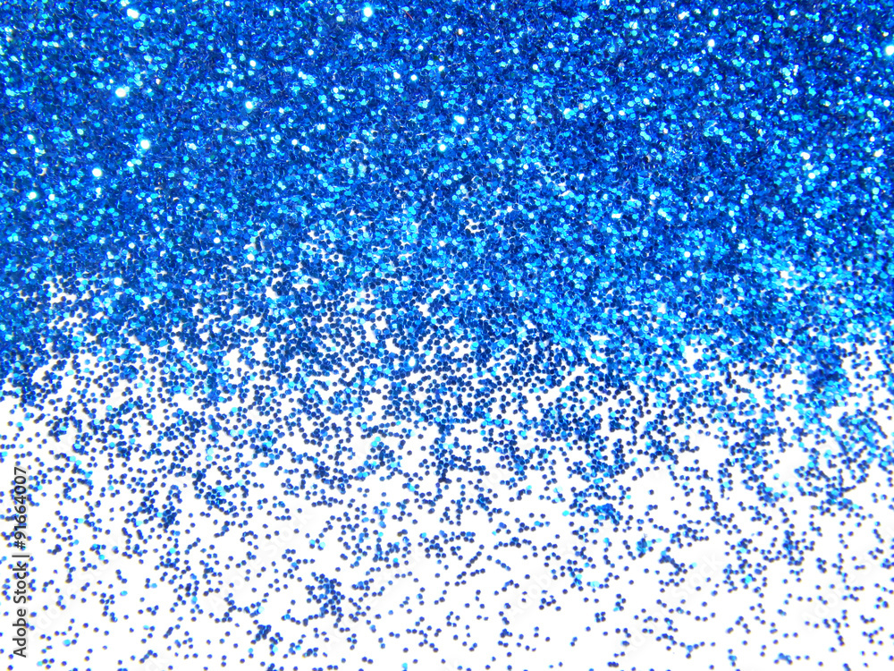 Blue Glitter Background