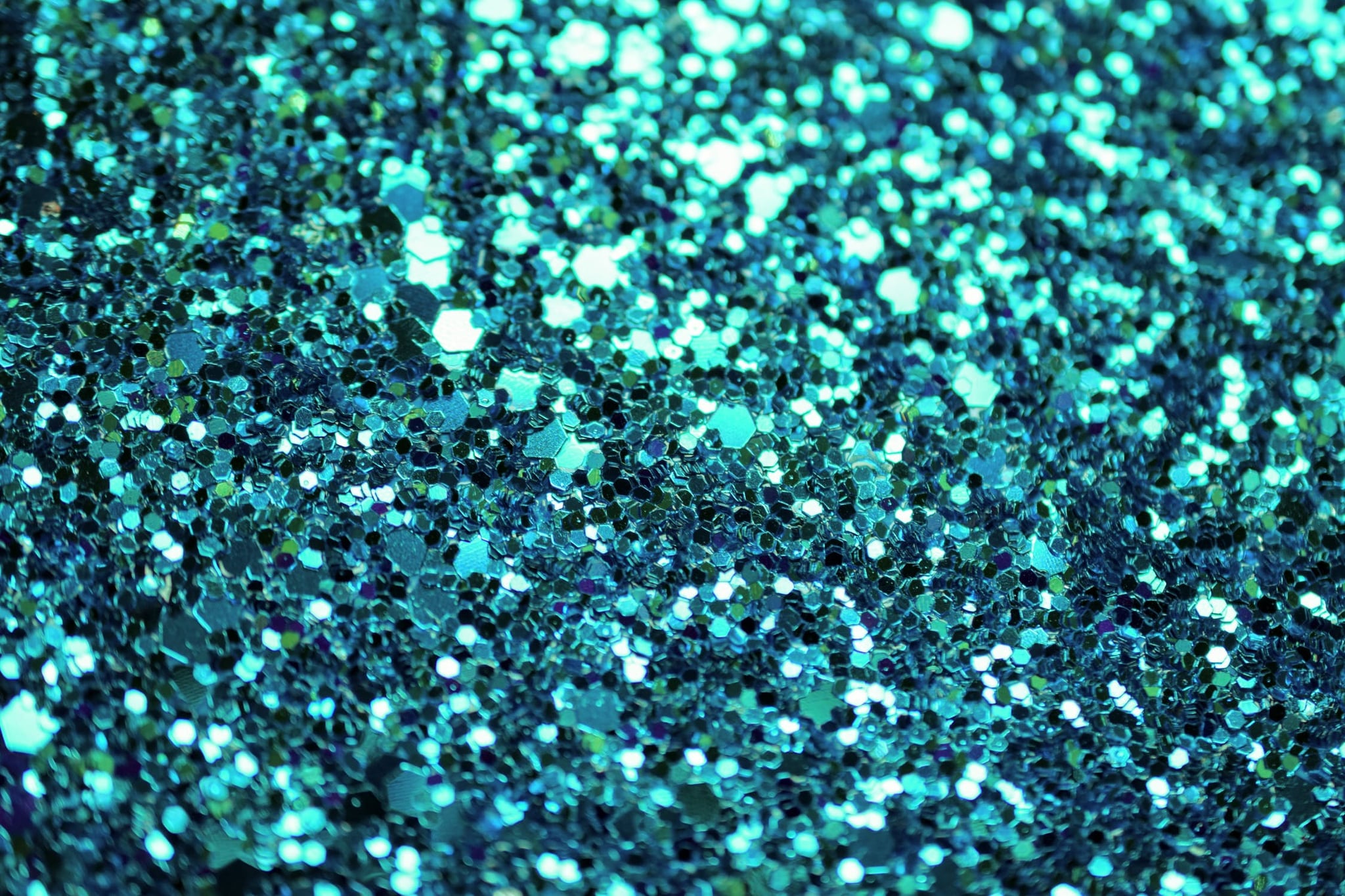 Blue Glitter Background