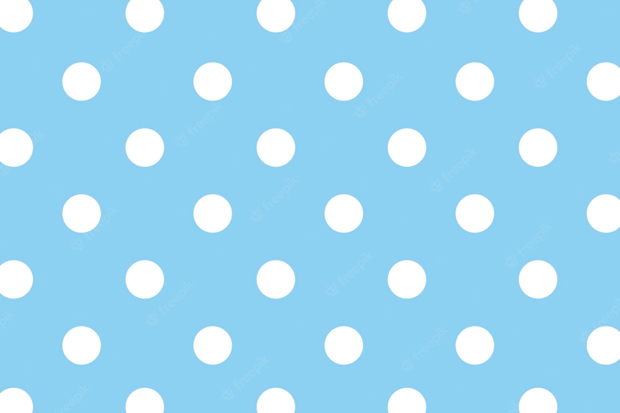 Blue Polka Dot Background