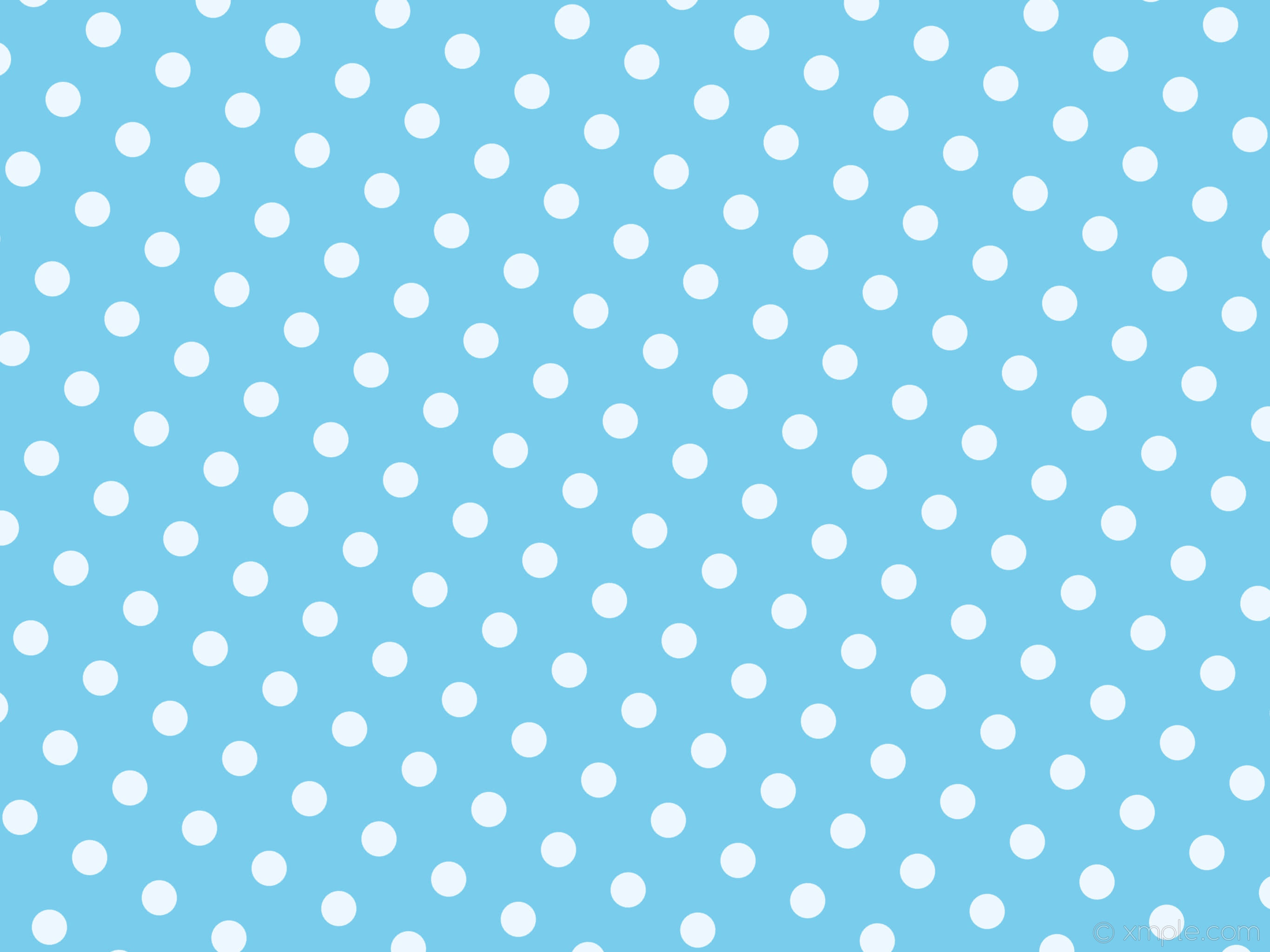 Blue Polka Dot Background