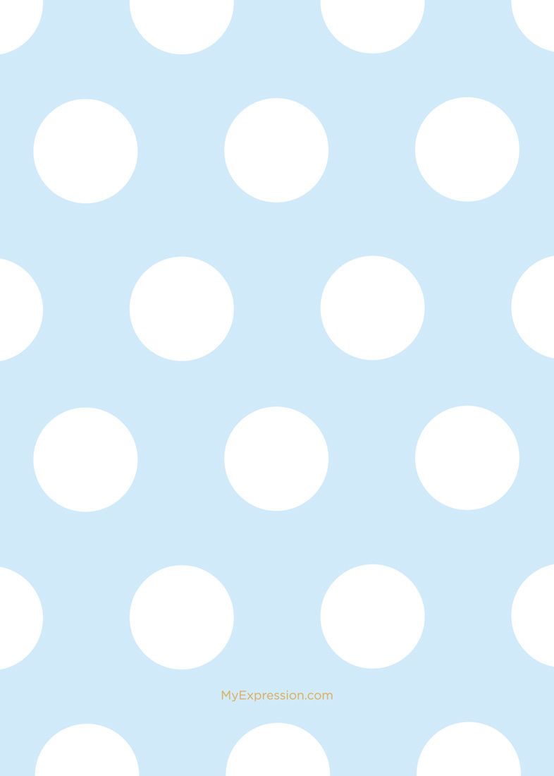 Blue Polka Dot Background