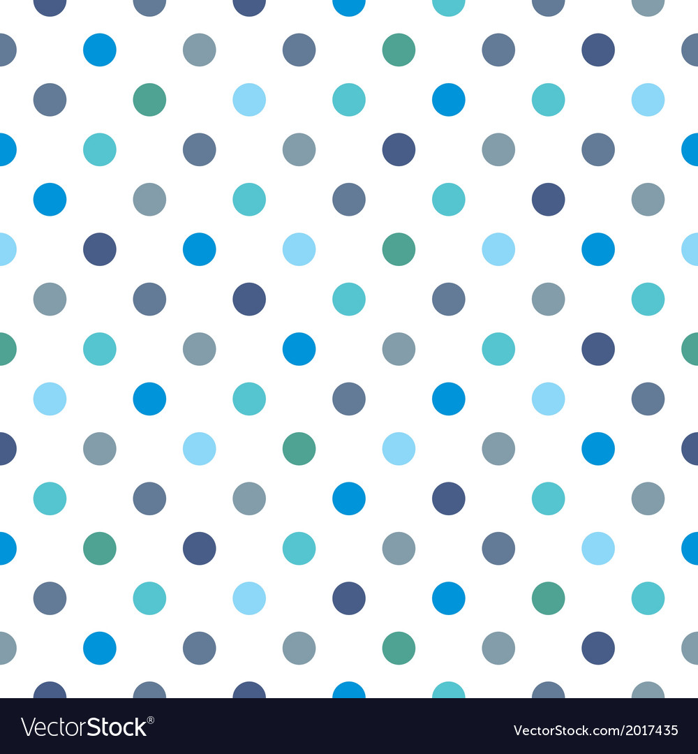 Blue Polka Dot Background