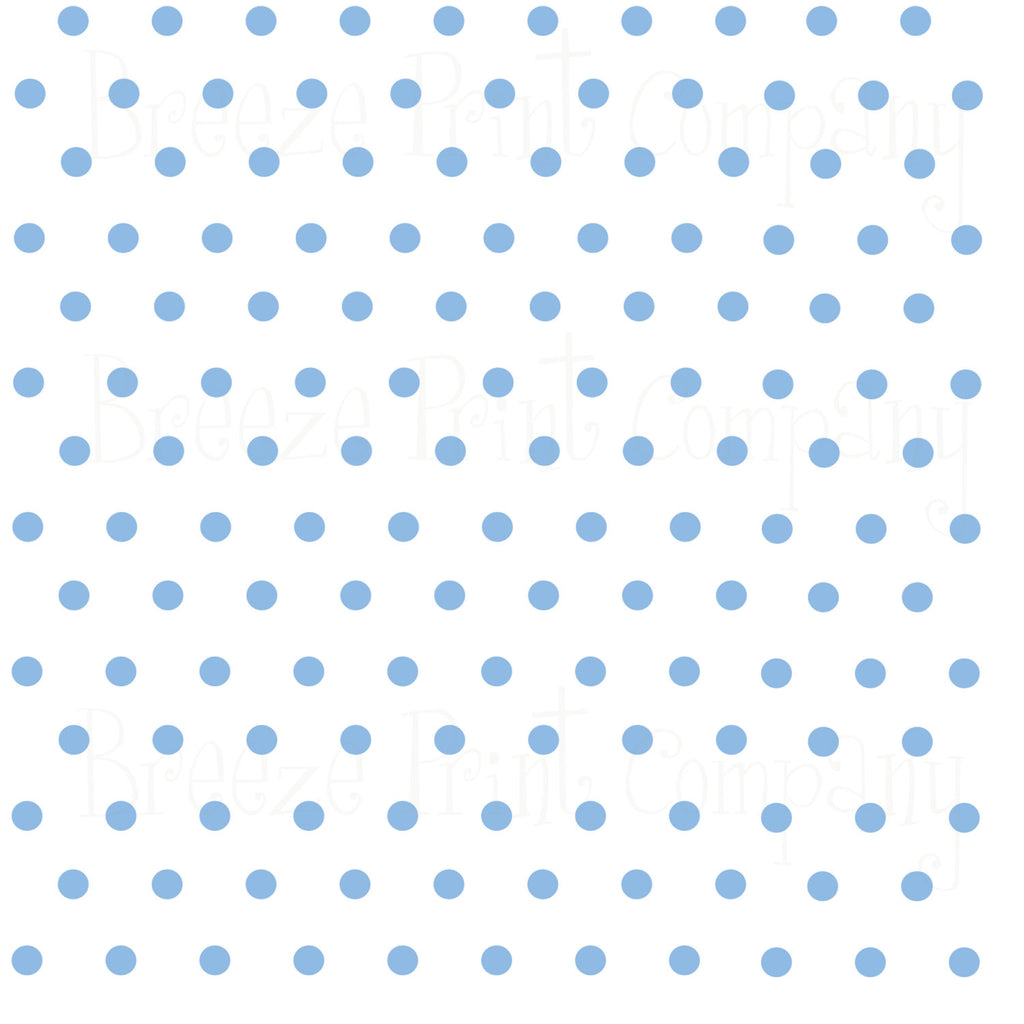 Blue Polka Dot Background