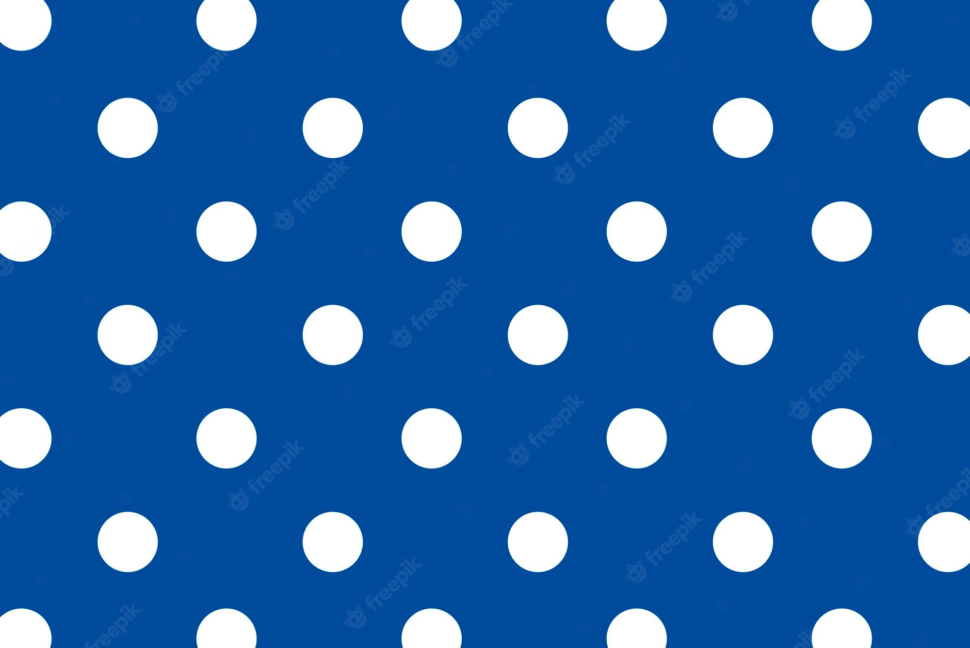 Blue Polka Dot Background