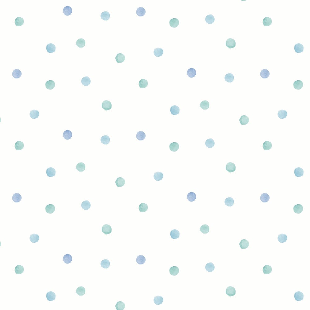 Blue Polka Dot Background