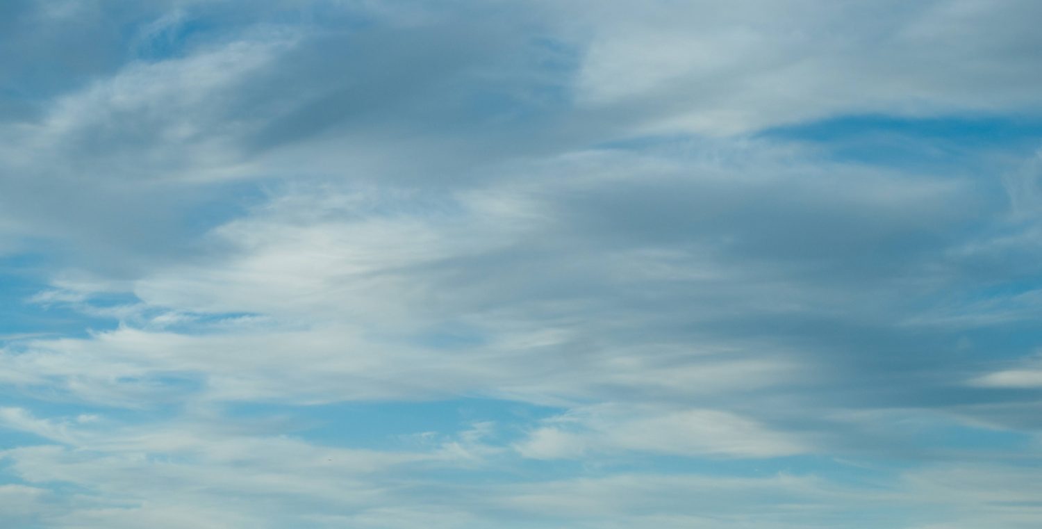 Blue Sky With Clouds Background