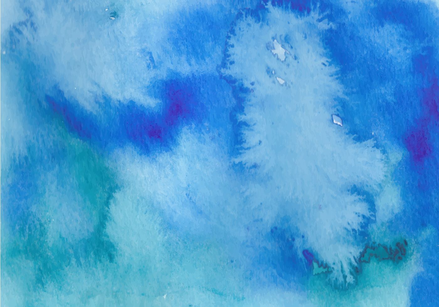 Blue Watercolor Background