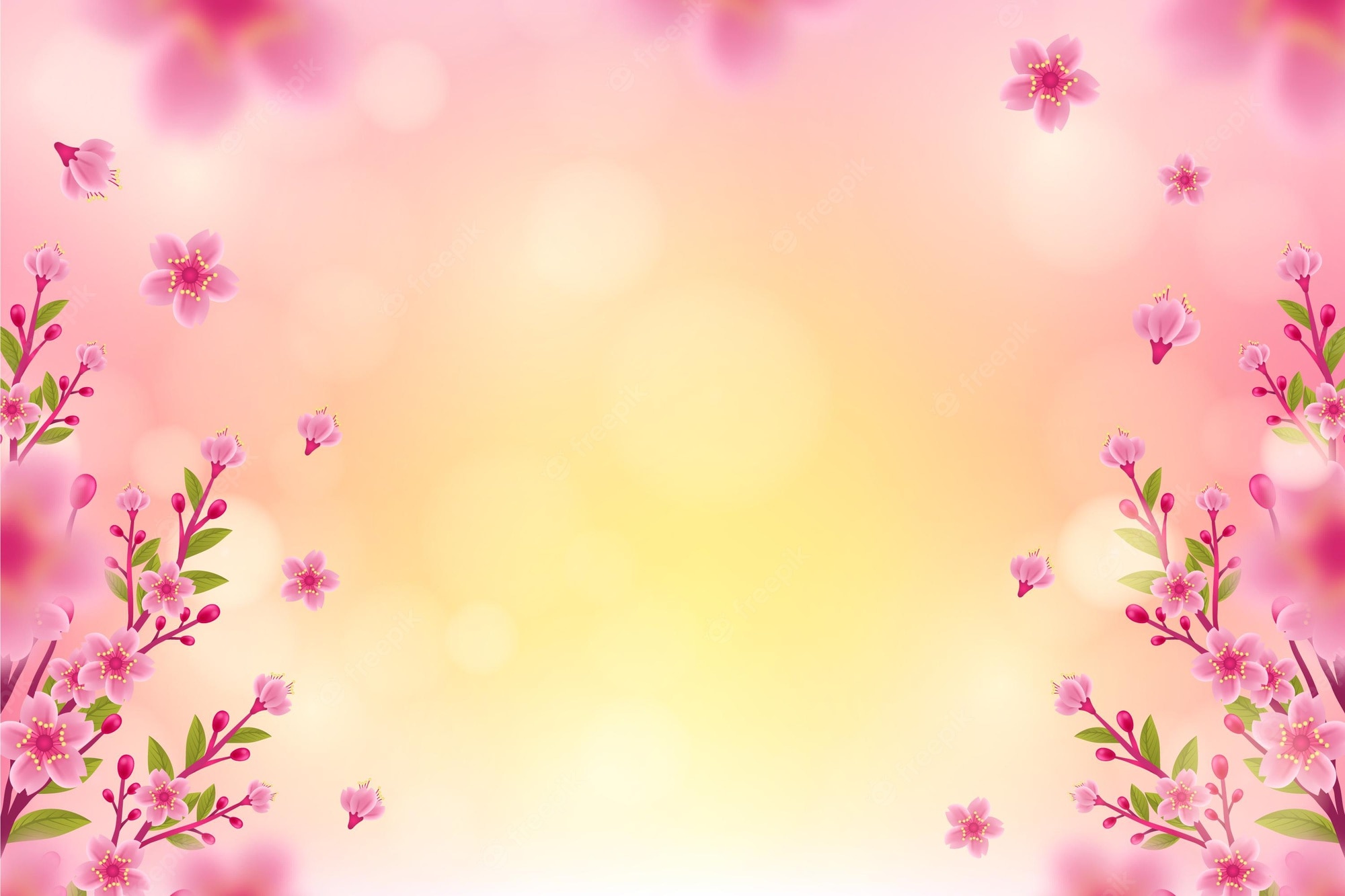 Blurred Flower Background