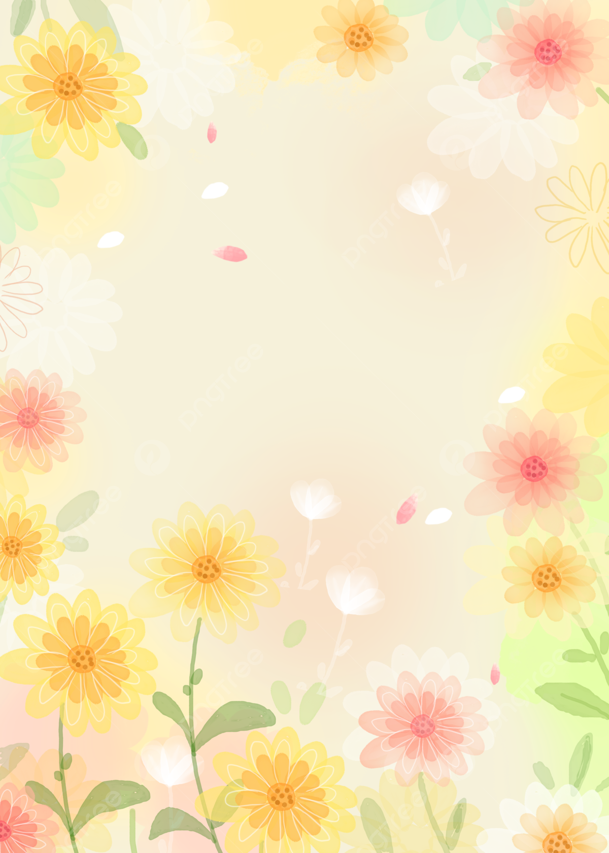 Blurred Flower Background