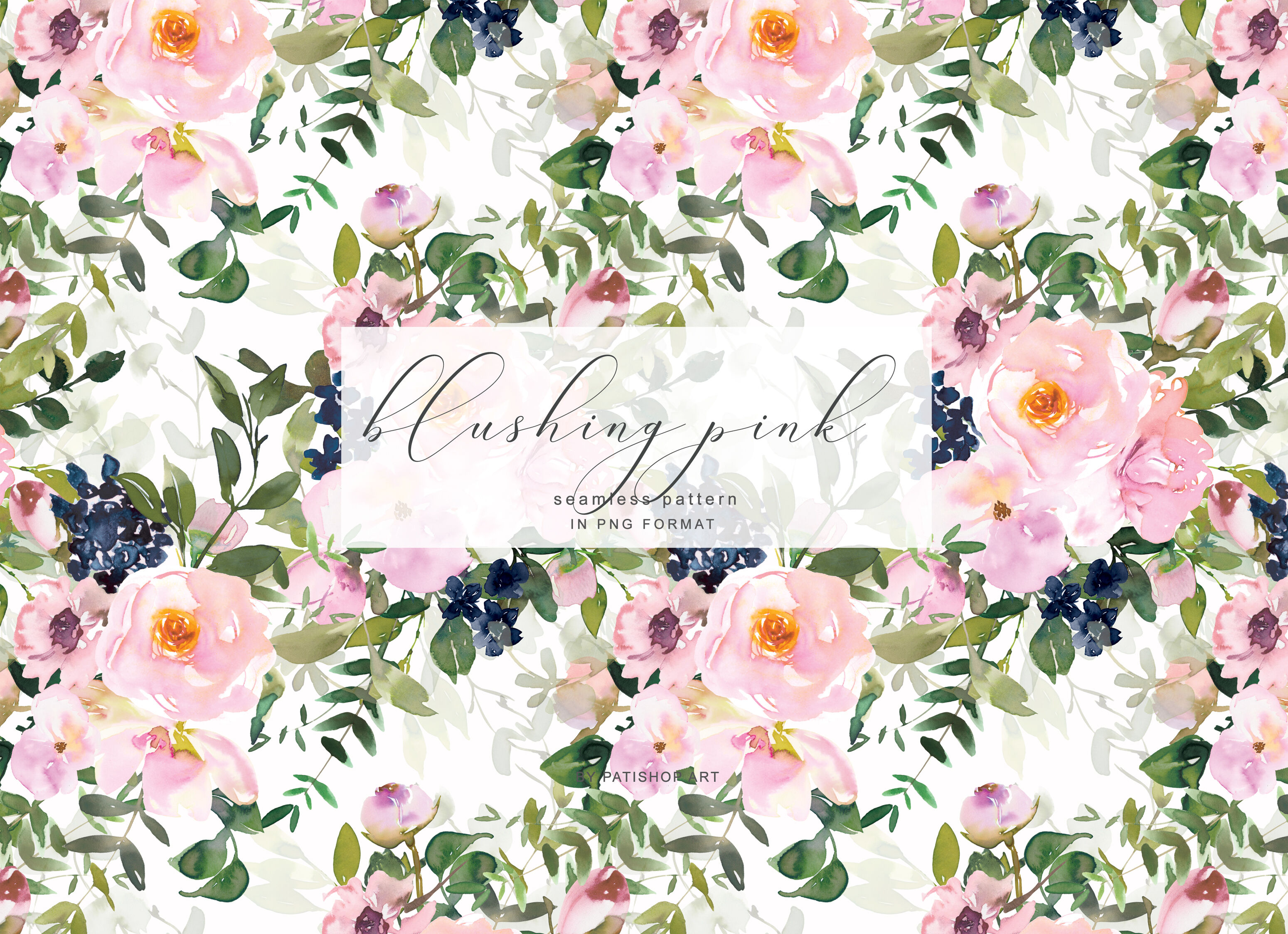 Blush Floral Background