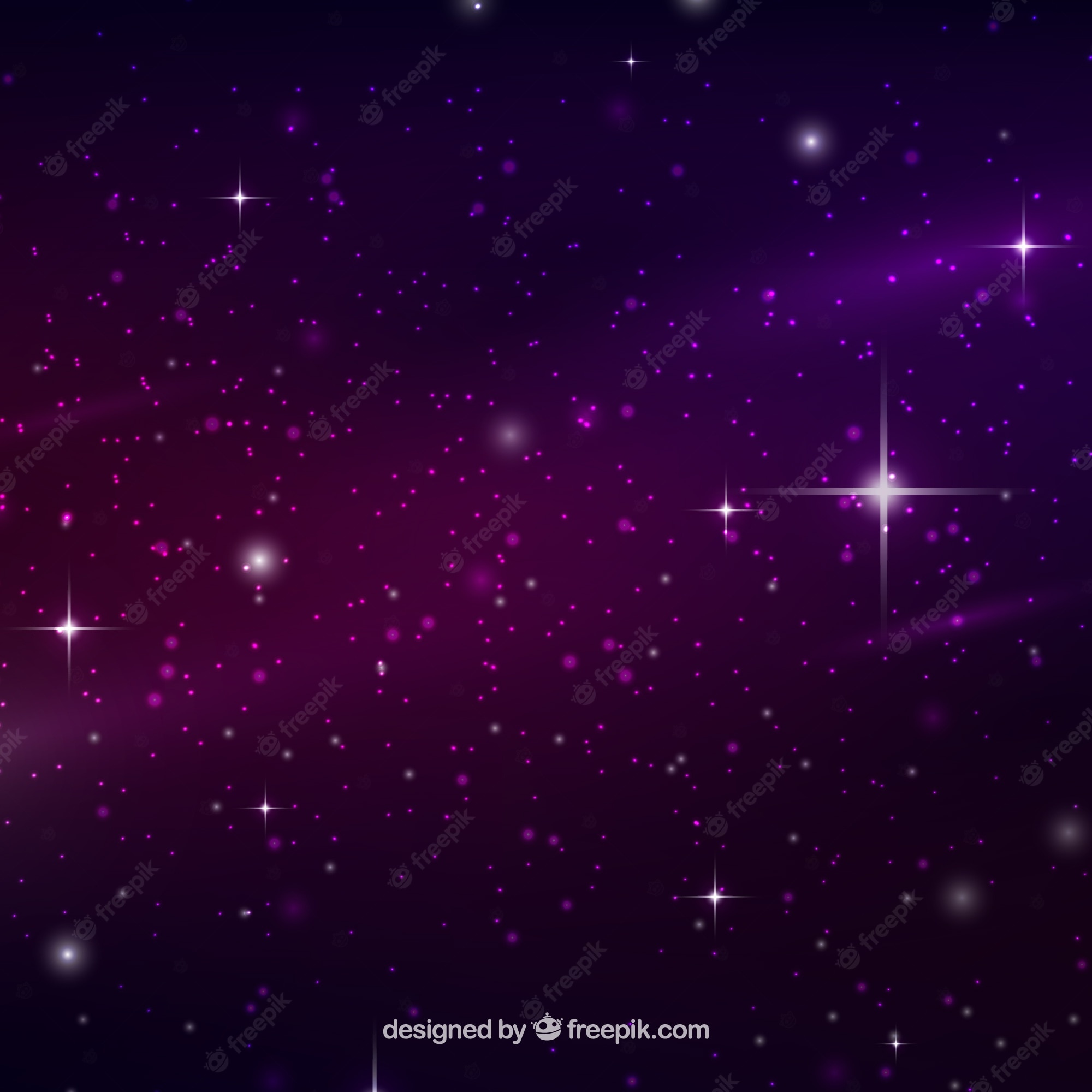 Bright Galaxy Background