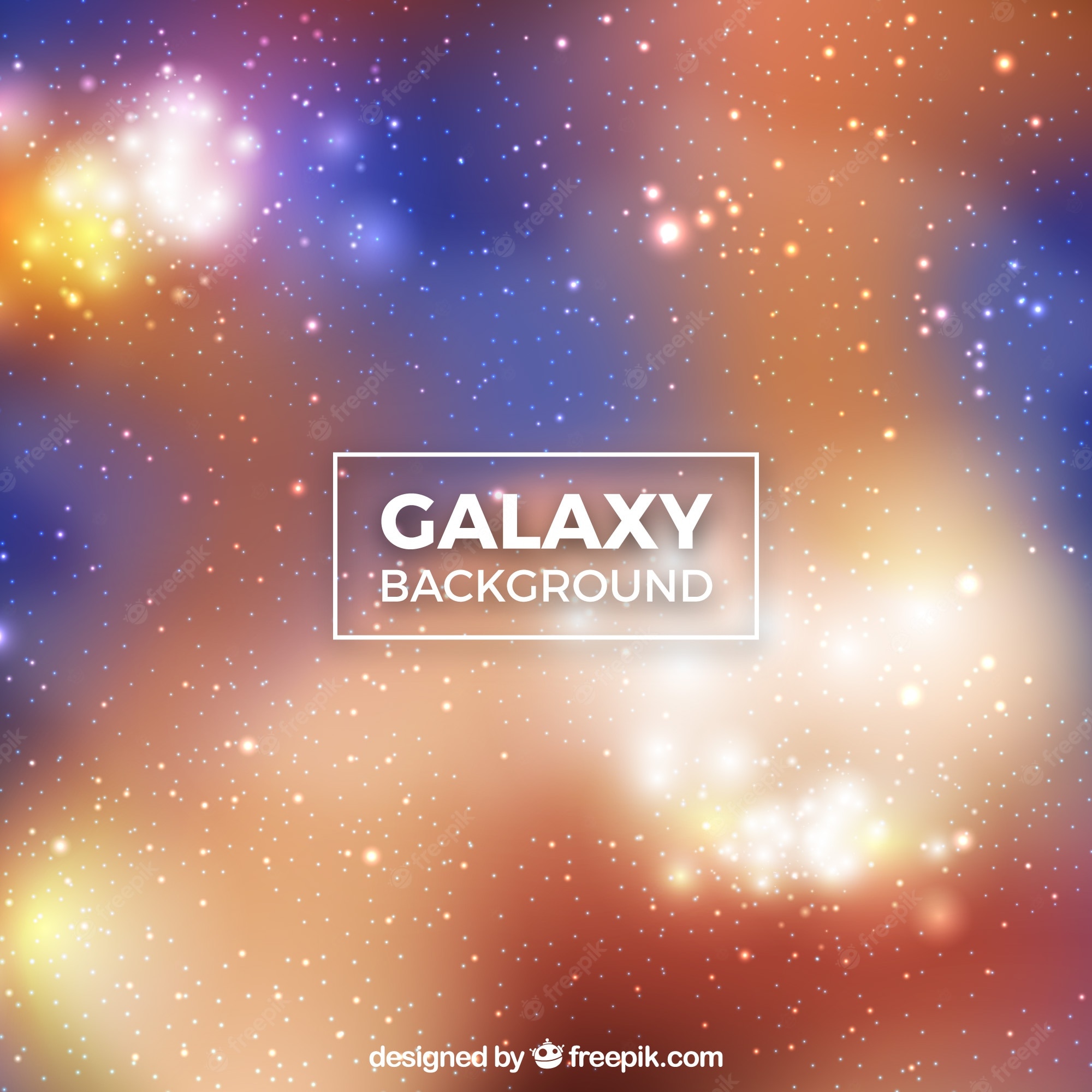 Bright Galaxy Background