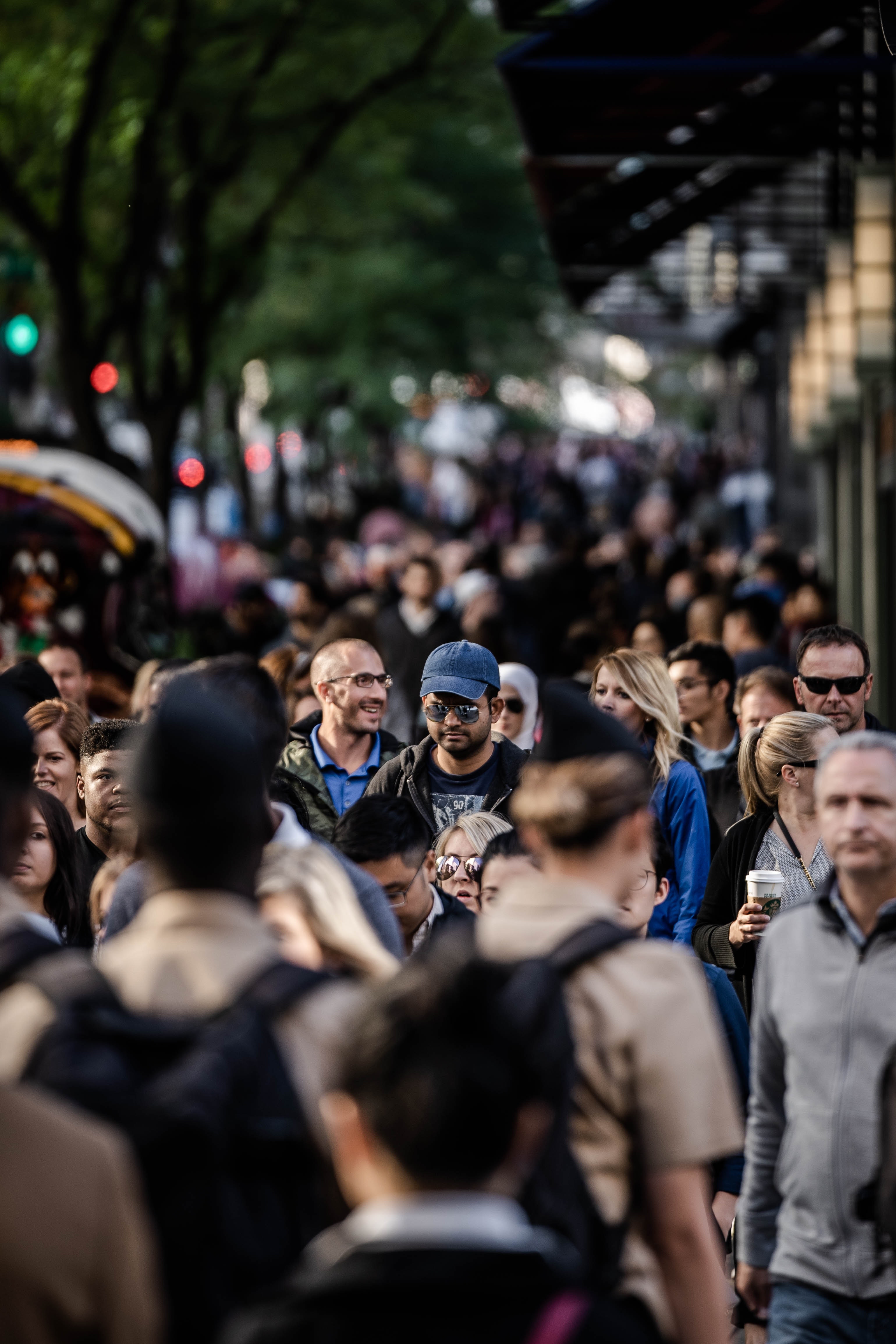 Busy Street Background