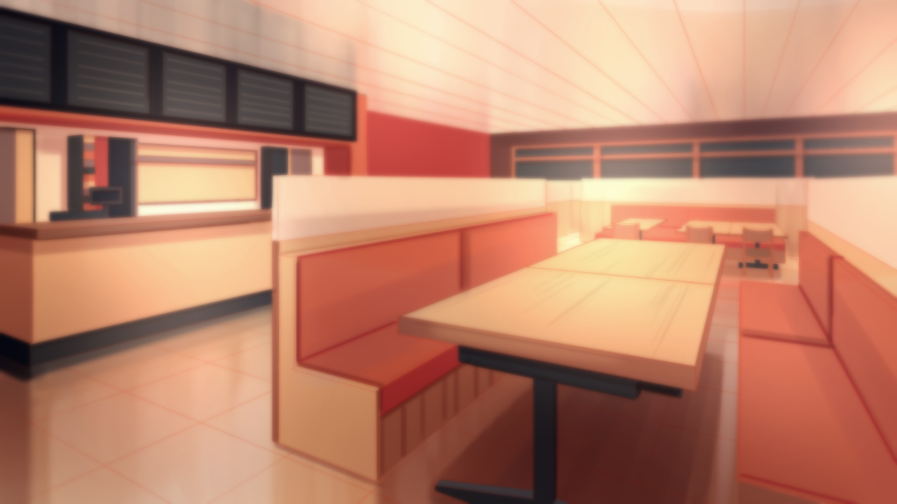 Cafe Anime Background