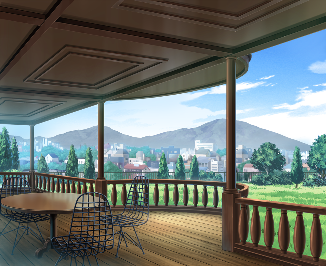 Cafe Anime Background