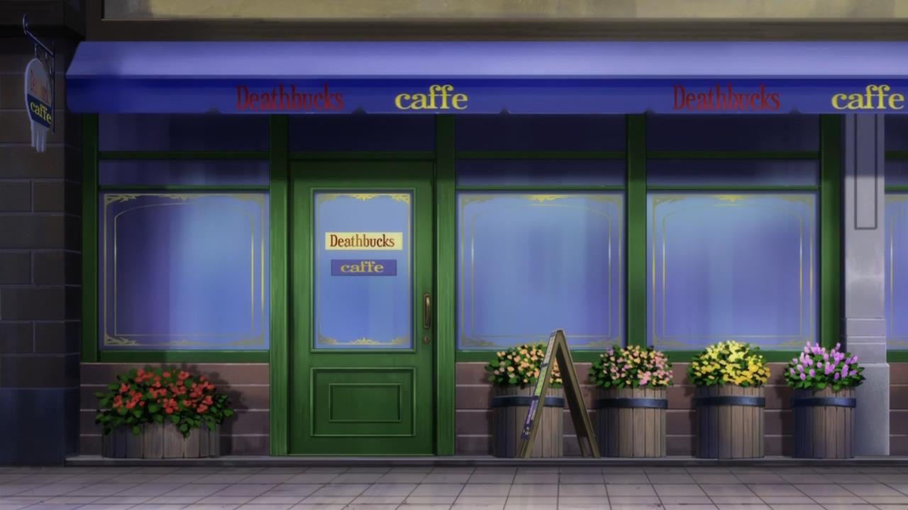 Cafe Anime Background