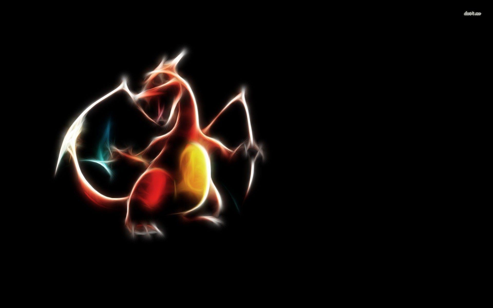 Charizard Black Background