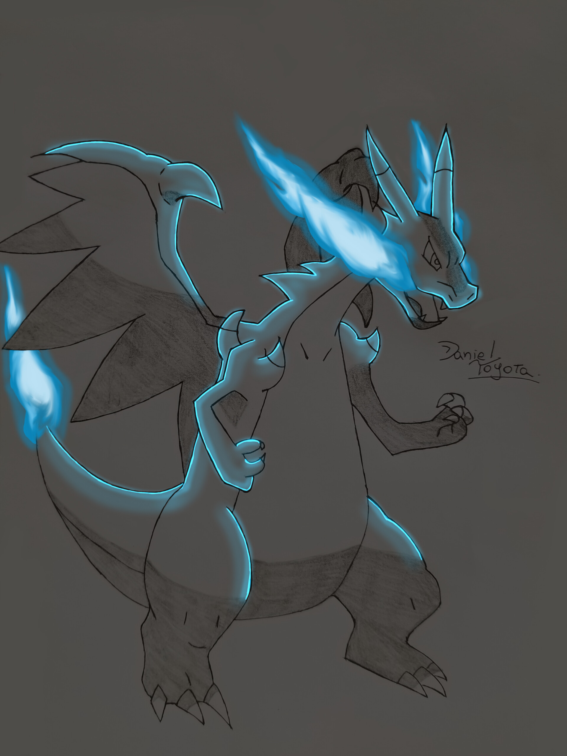 Charizard Black Background