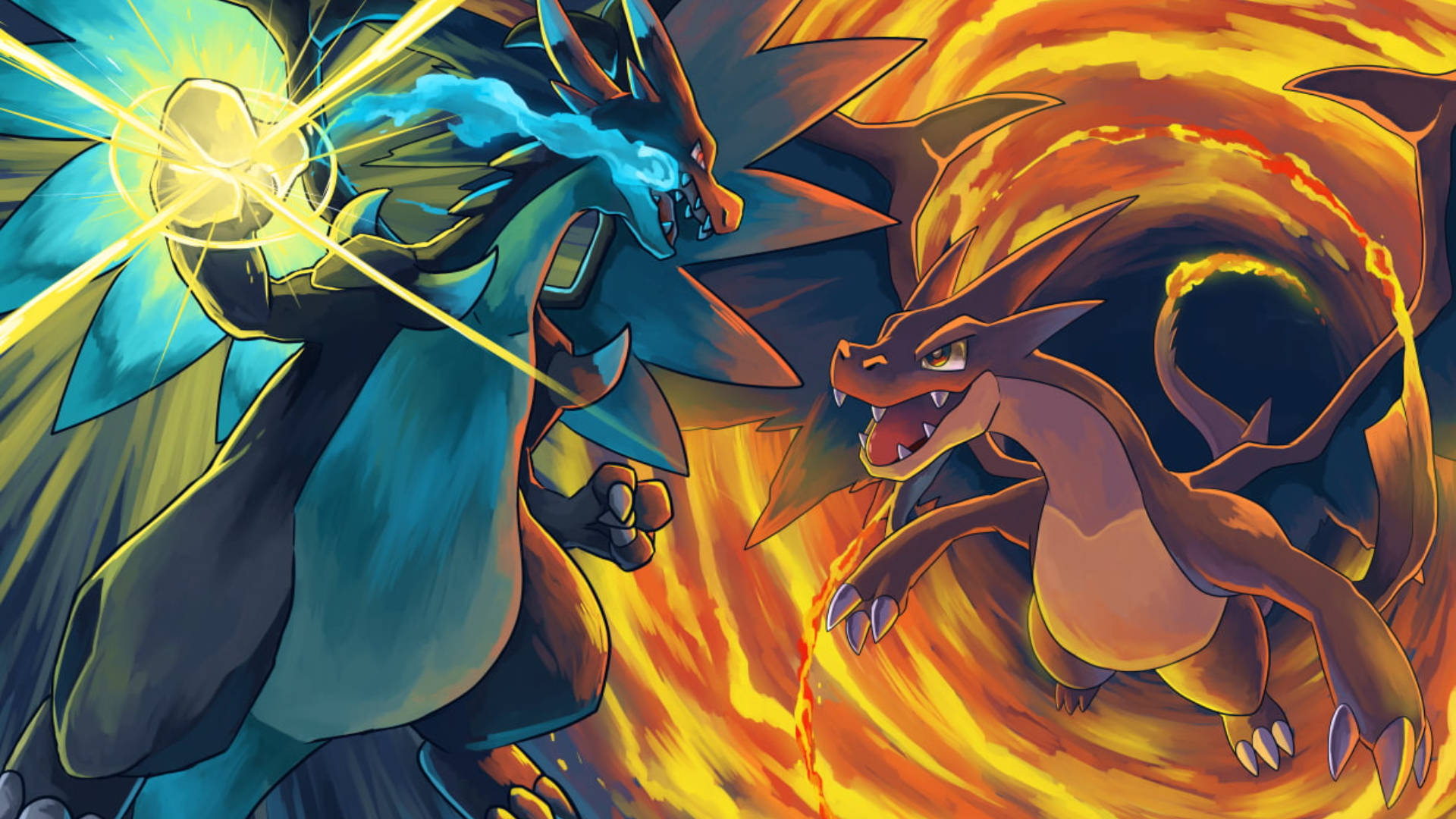 Charizard Black Background