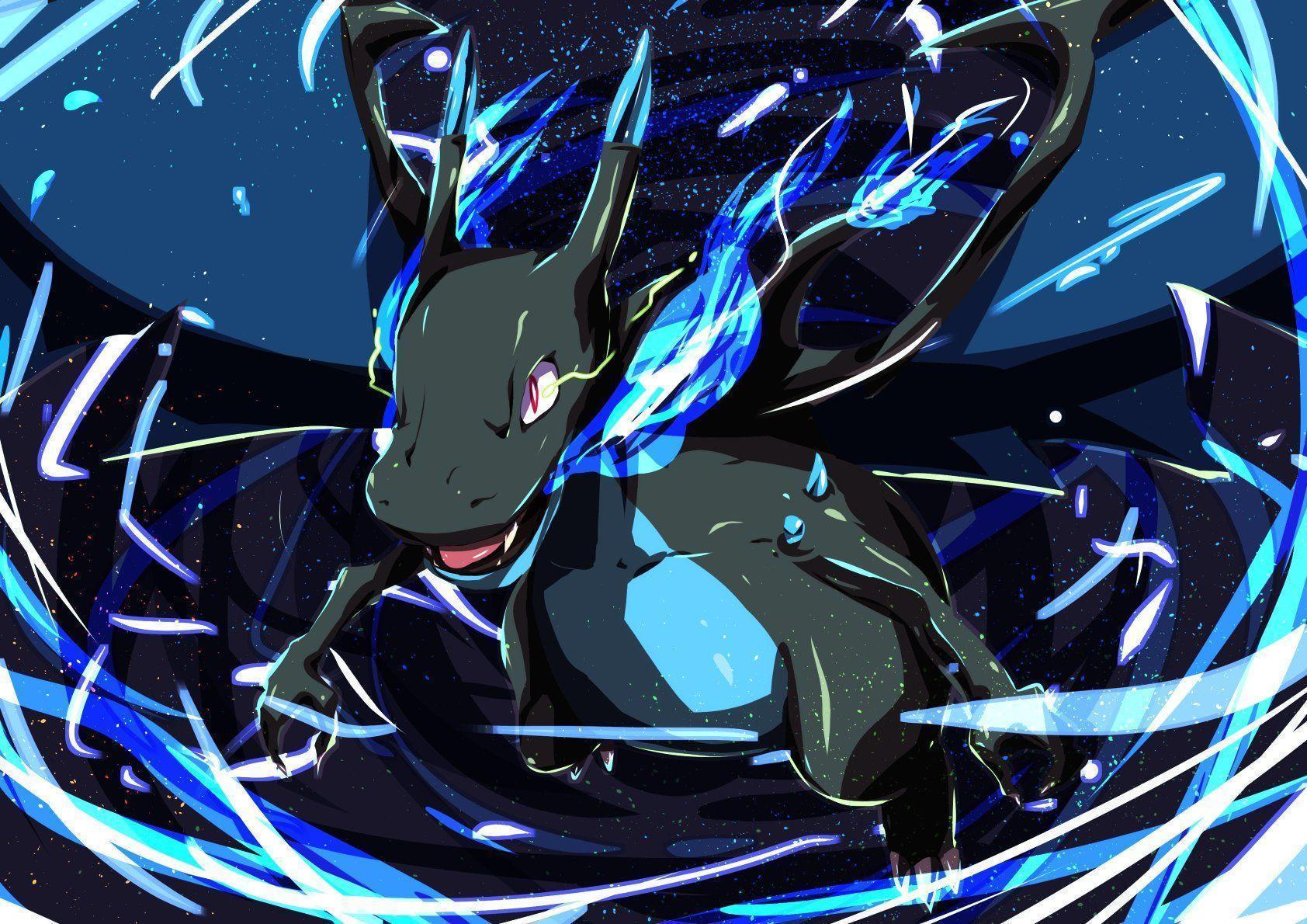 Charizard Black Background