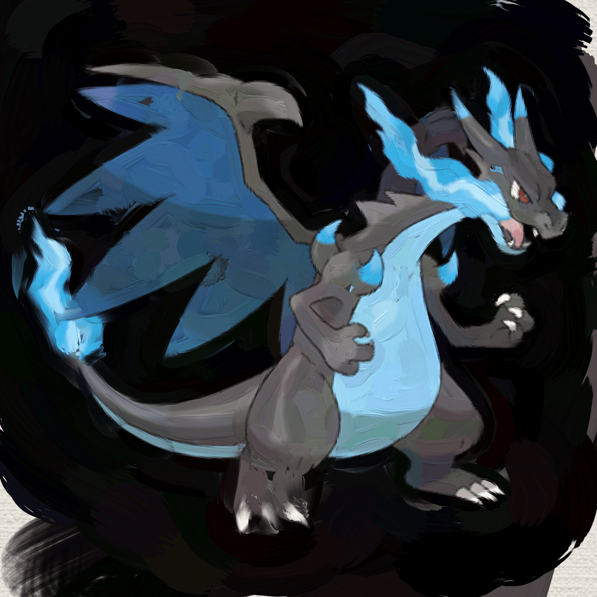 Charizard Black Background