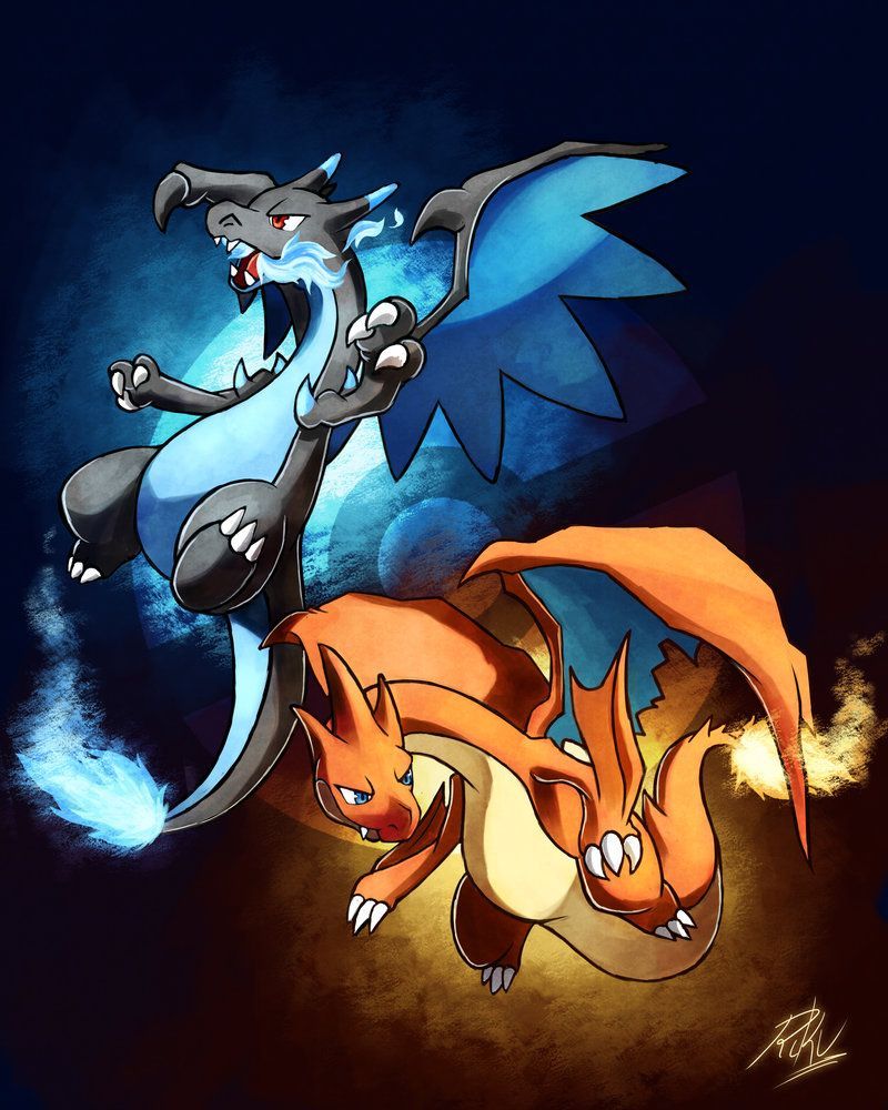 Charizard Black Background