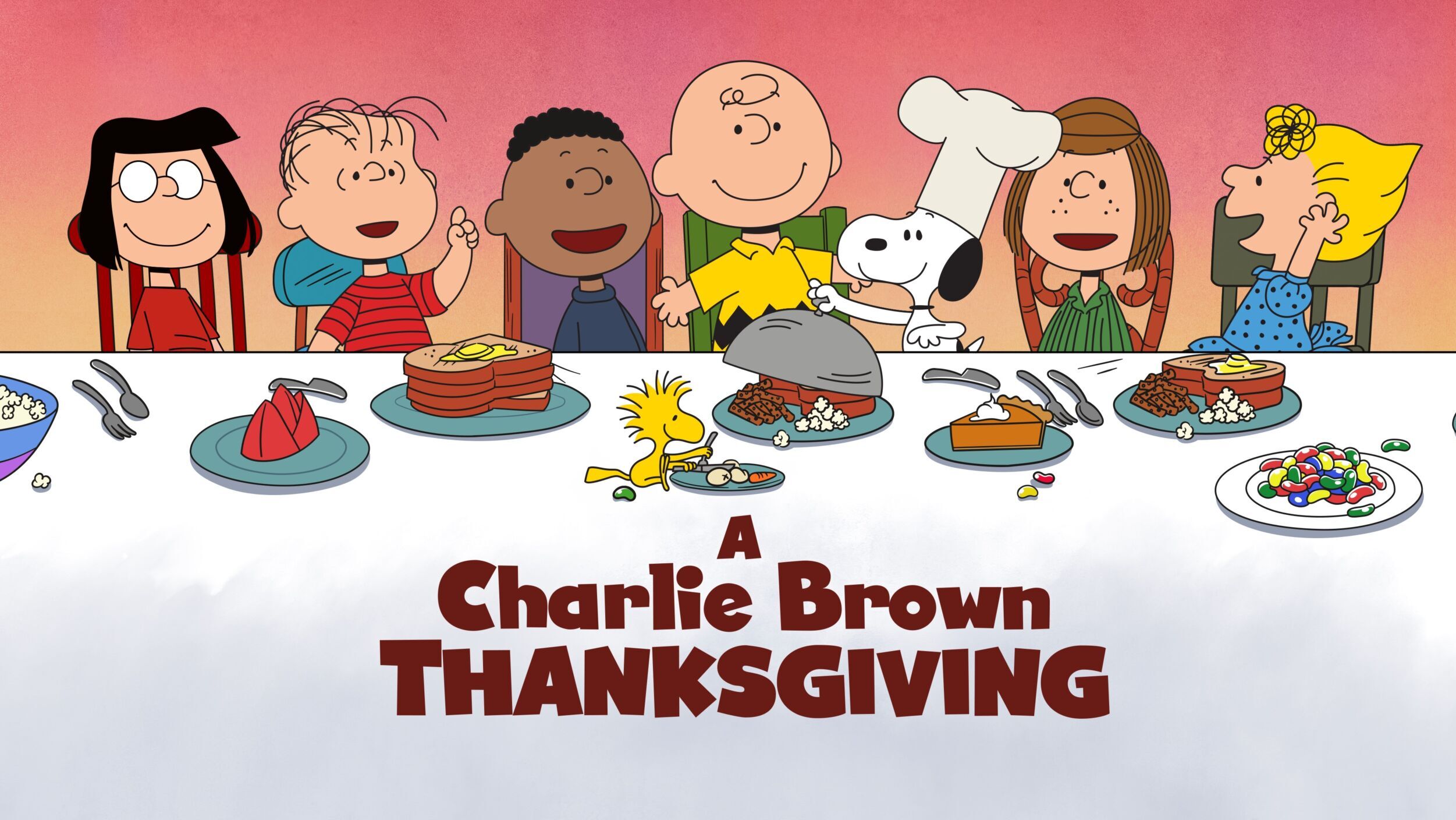 Charlie Brown Thanksgiving Background