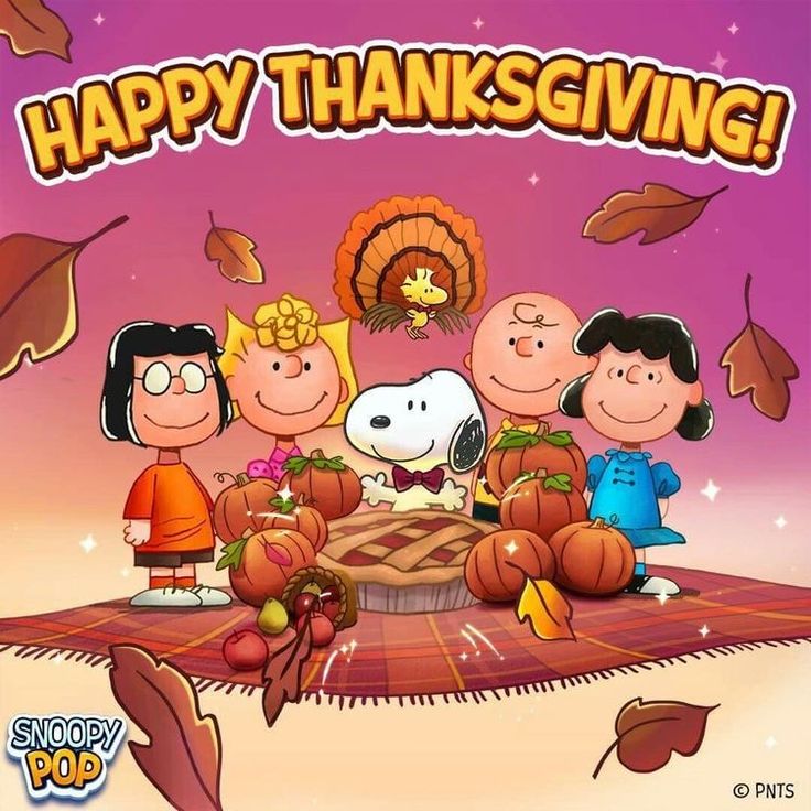 Charlie Brown Thanksgiving Background