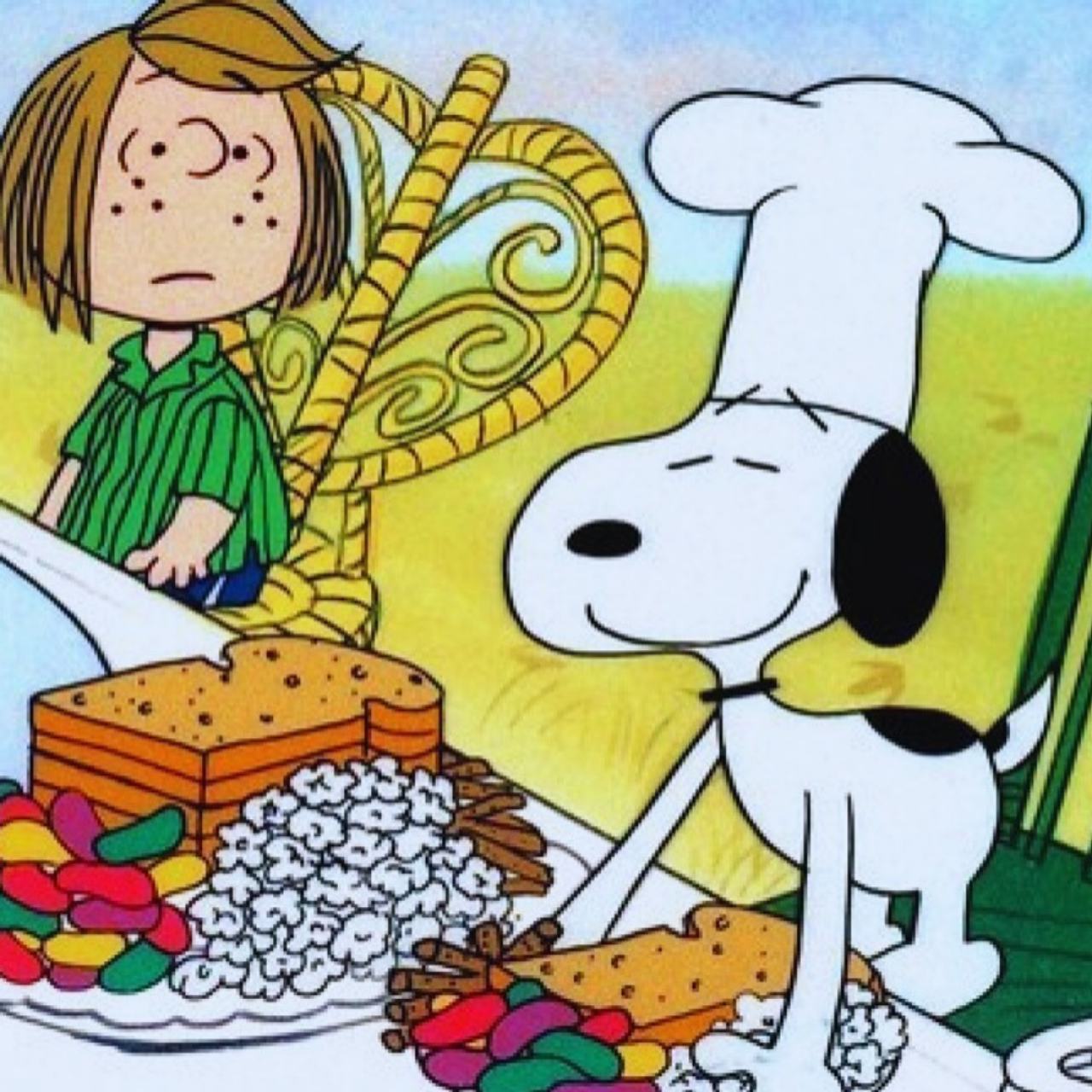 Charlie Brown Thanksgiving Background