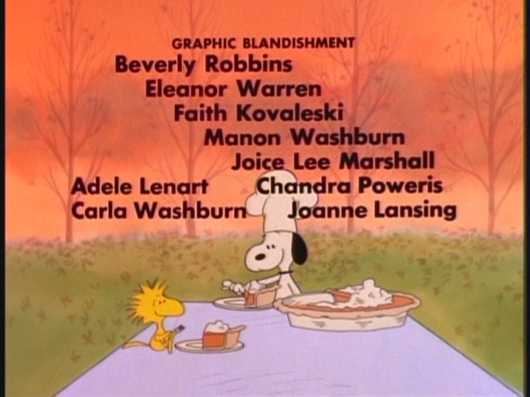 Charlie Brown Thanksgiving Background