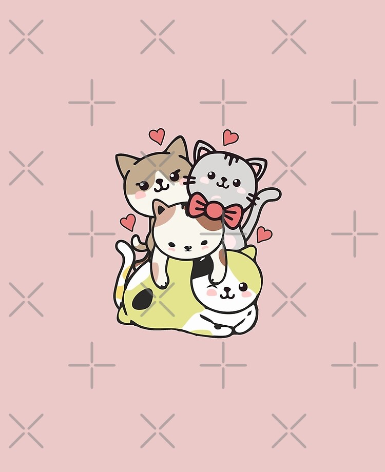 Chibi Cat Background