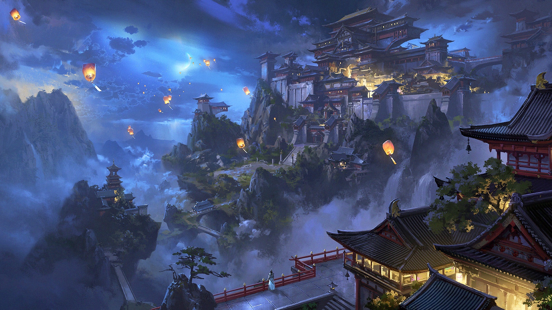 Chinese Landscape Background