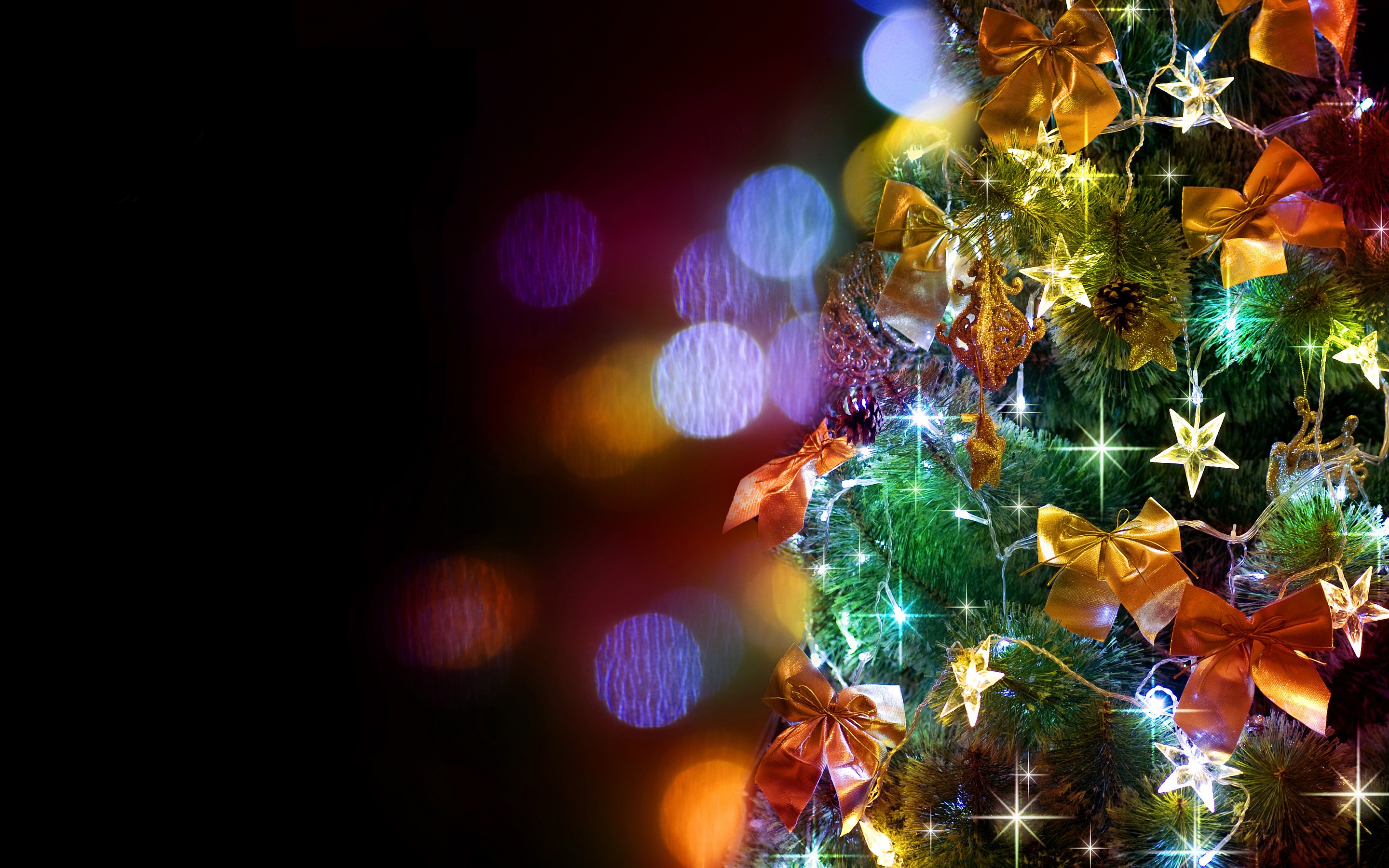 Christmas Tree Lights Backgrounds