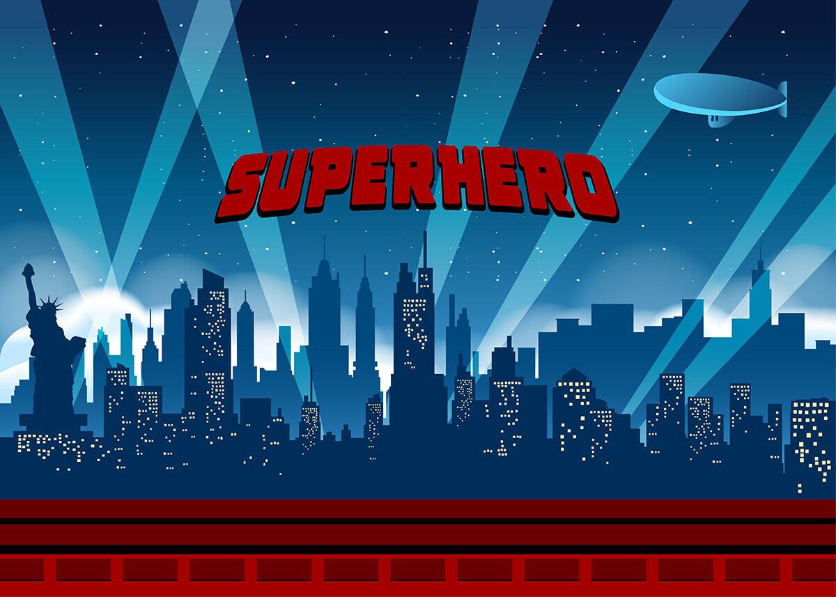 City Superhero Background