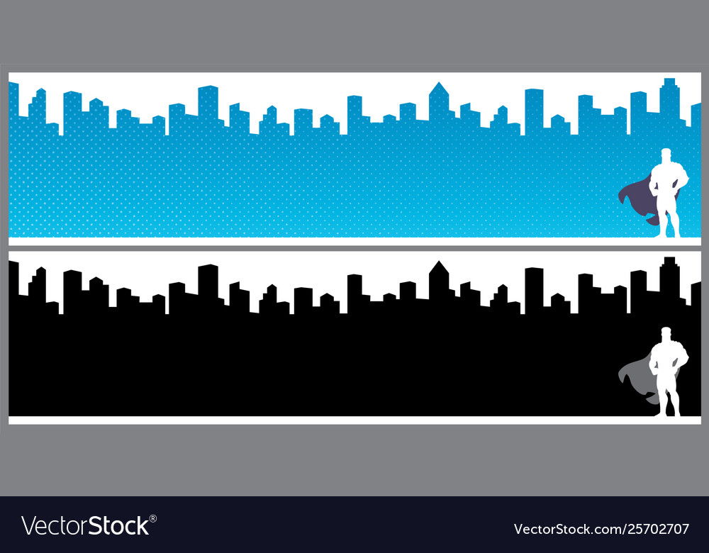 City Superhero Background