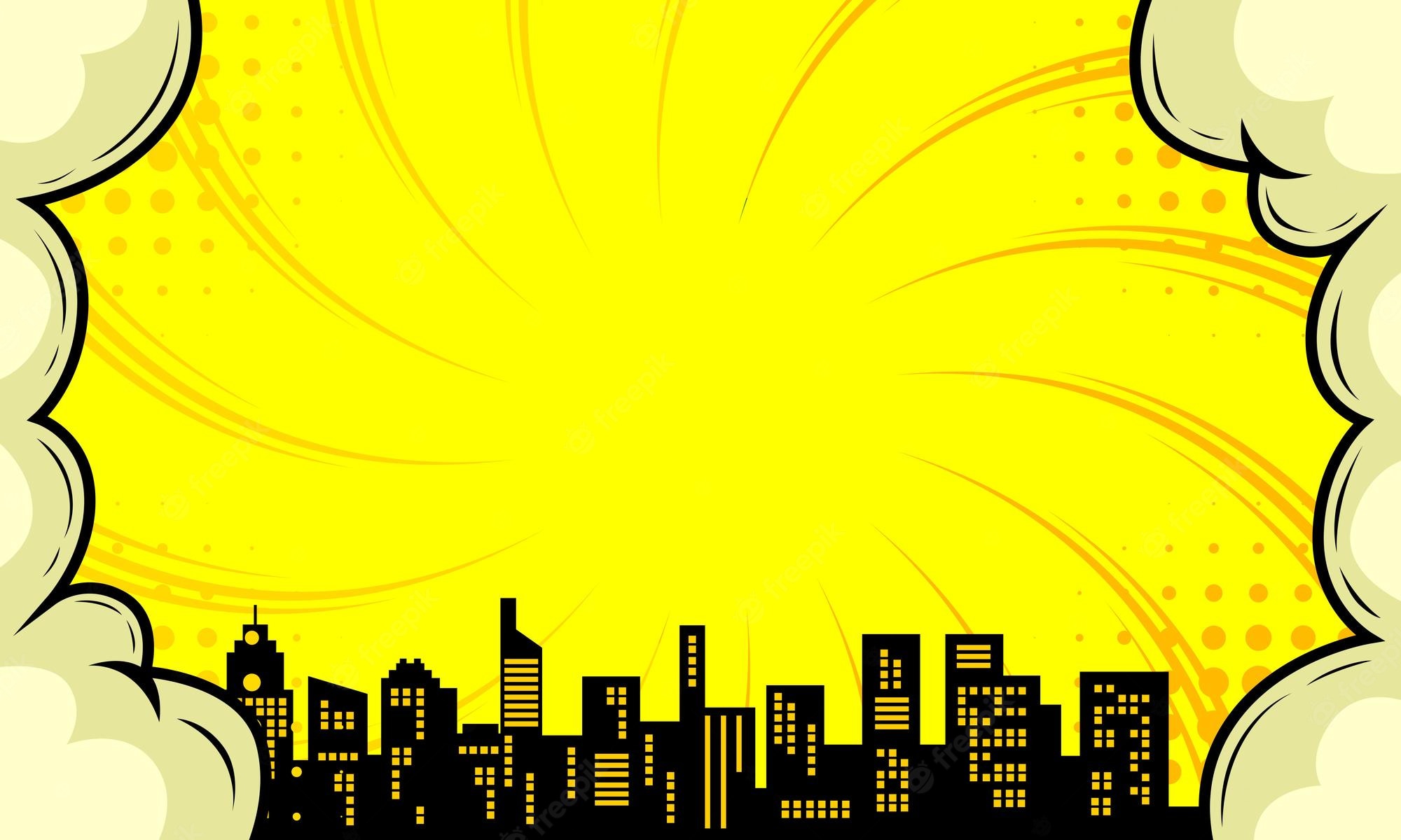 City Superhero Background