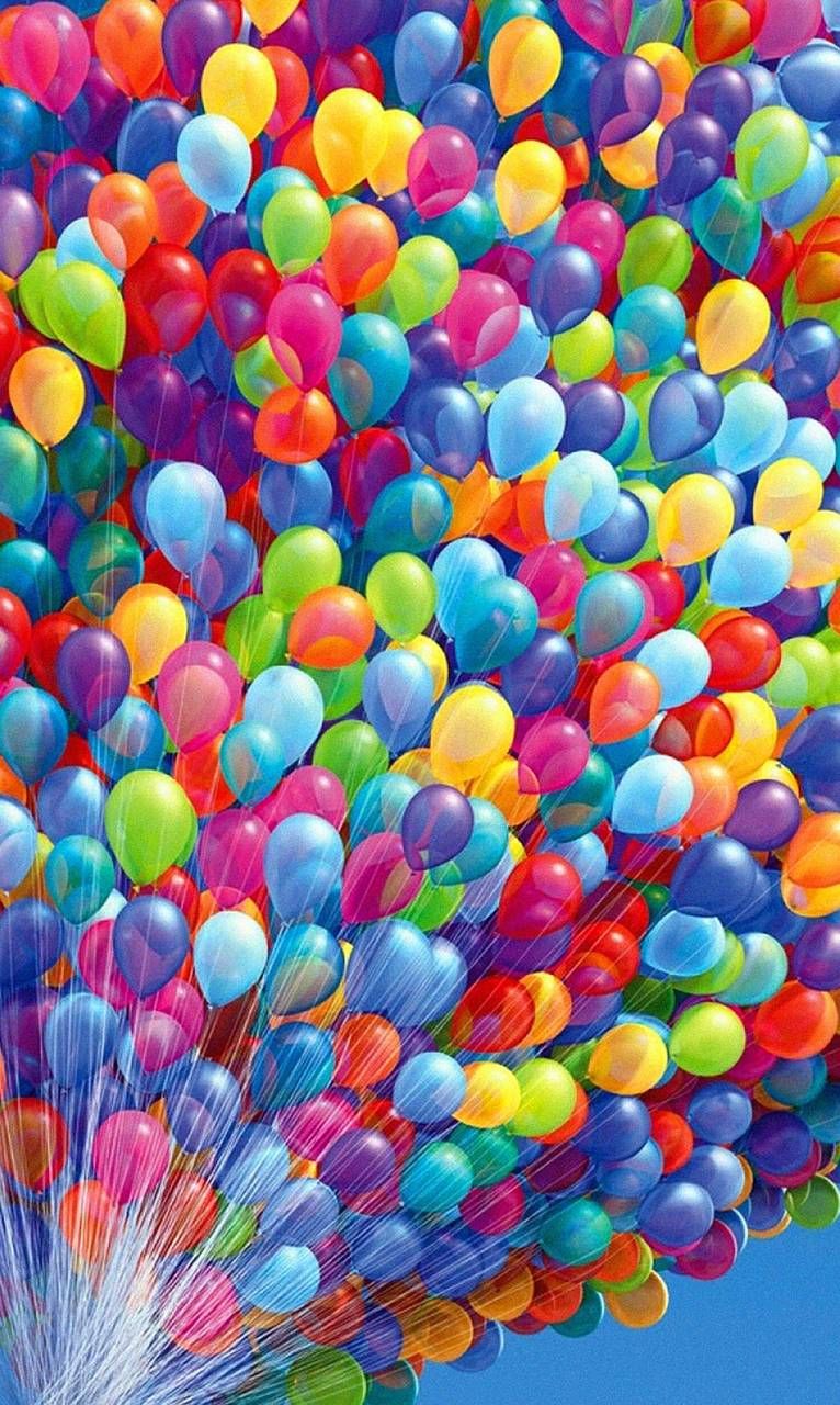 Colorful Balloons Background