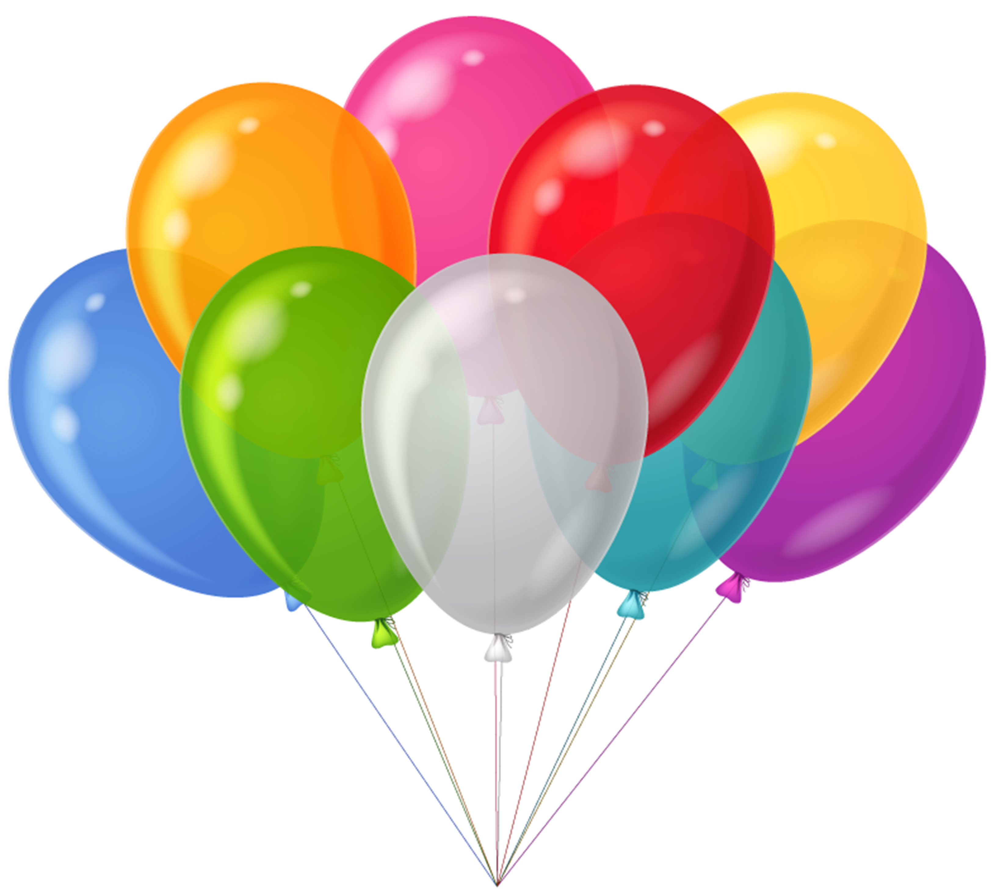 Colorful Balloons Background