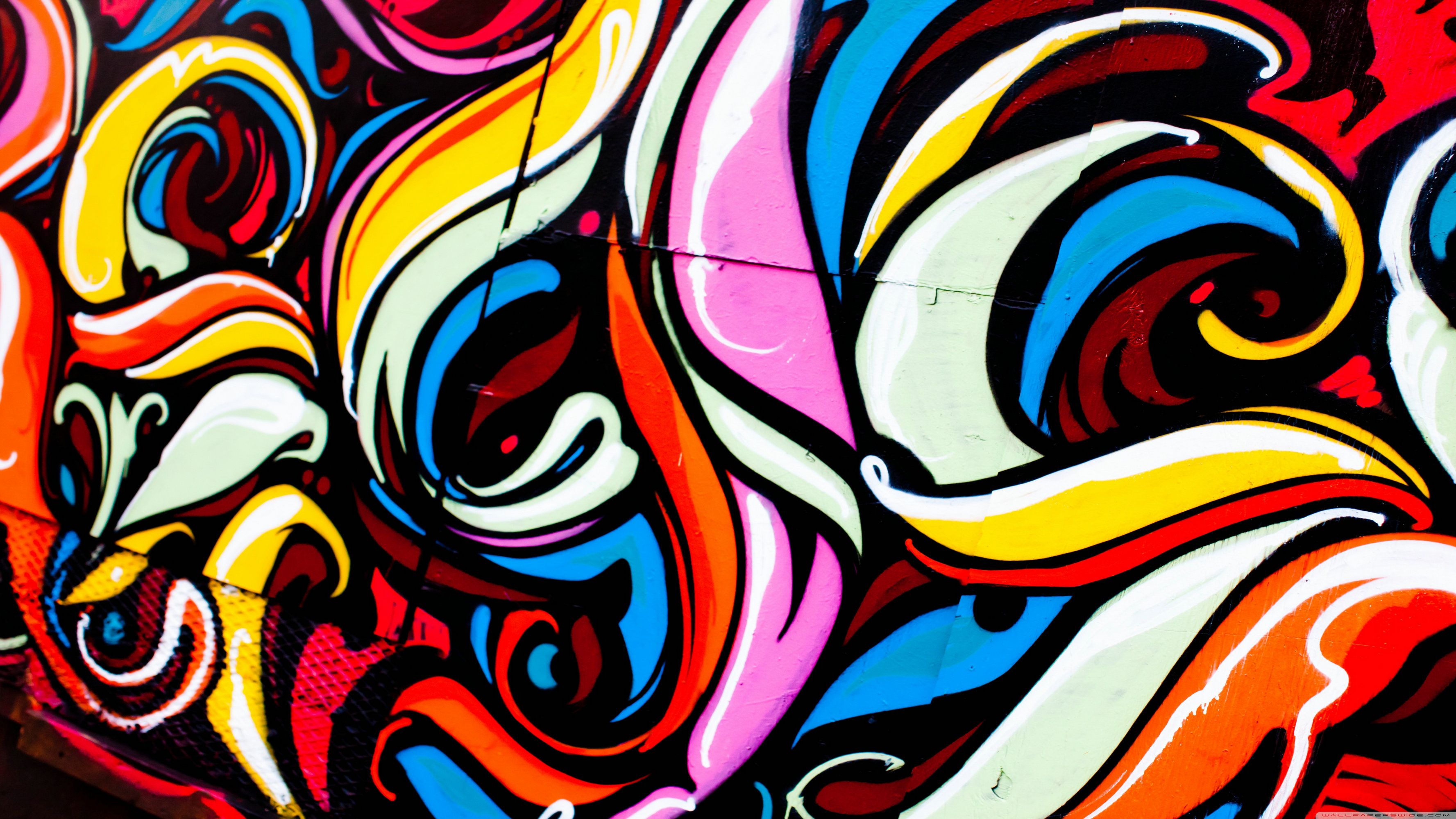 Colorful Graffiti Background