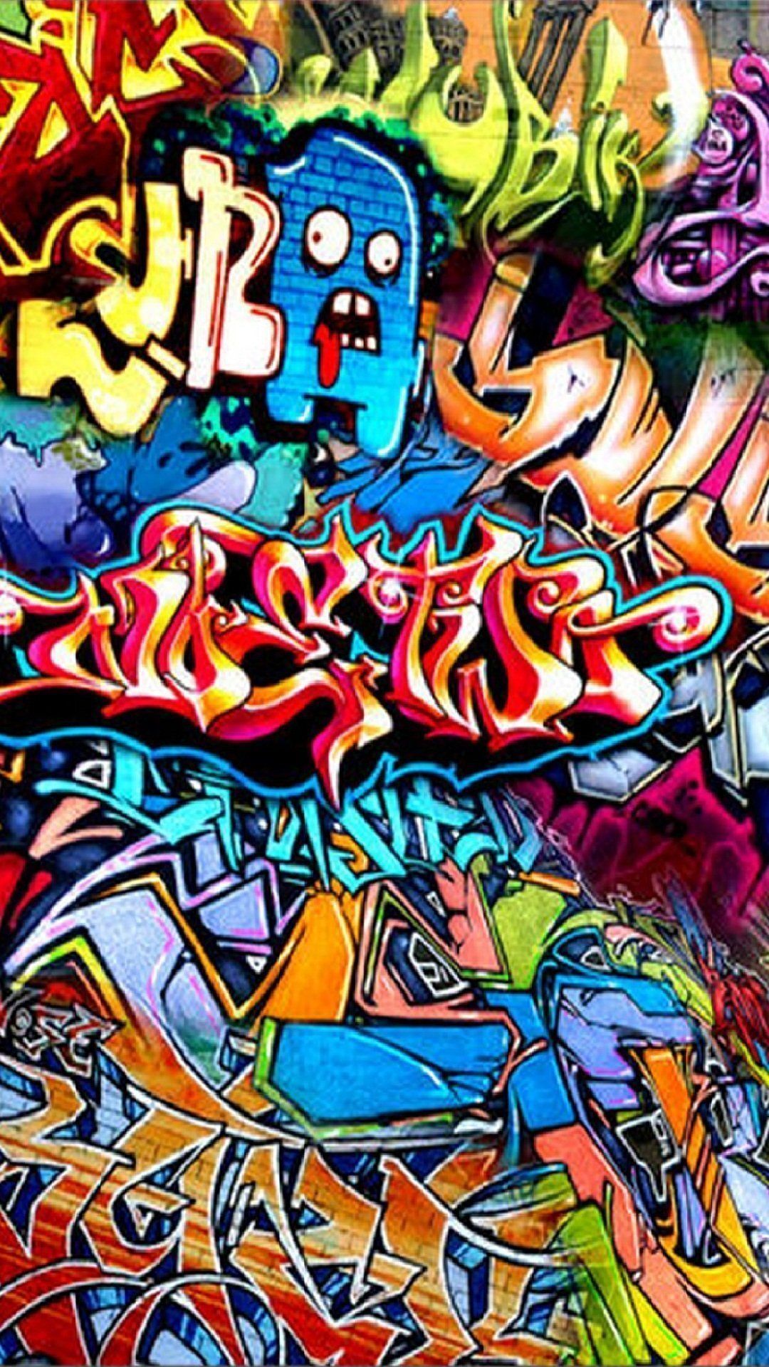 Colorful Graffiti Background